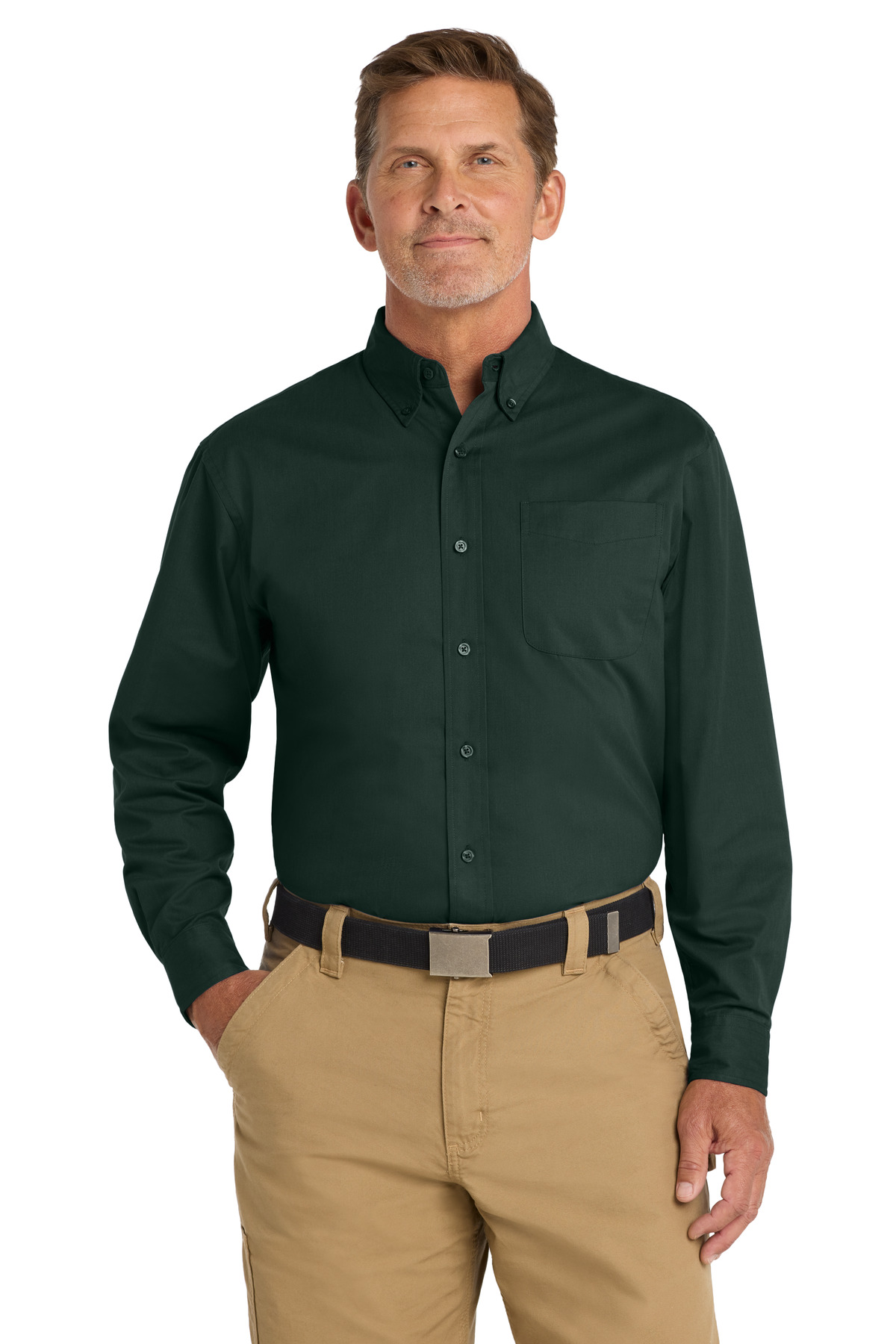 DISCONTINUED  CornerStone ®  - Long Sleeve SuperPro   Twill Shirt. SP17