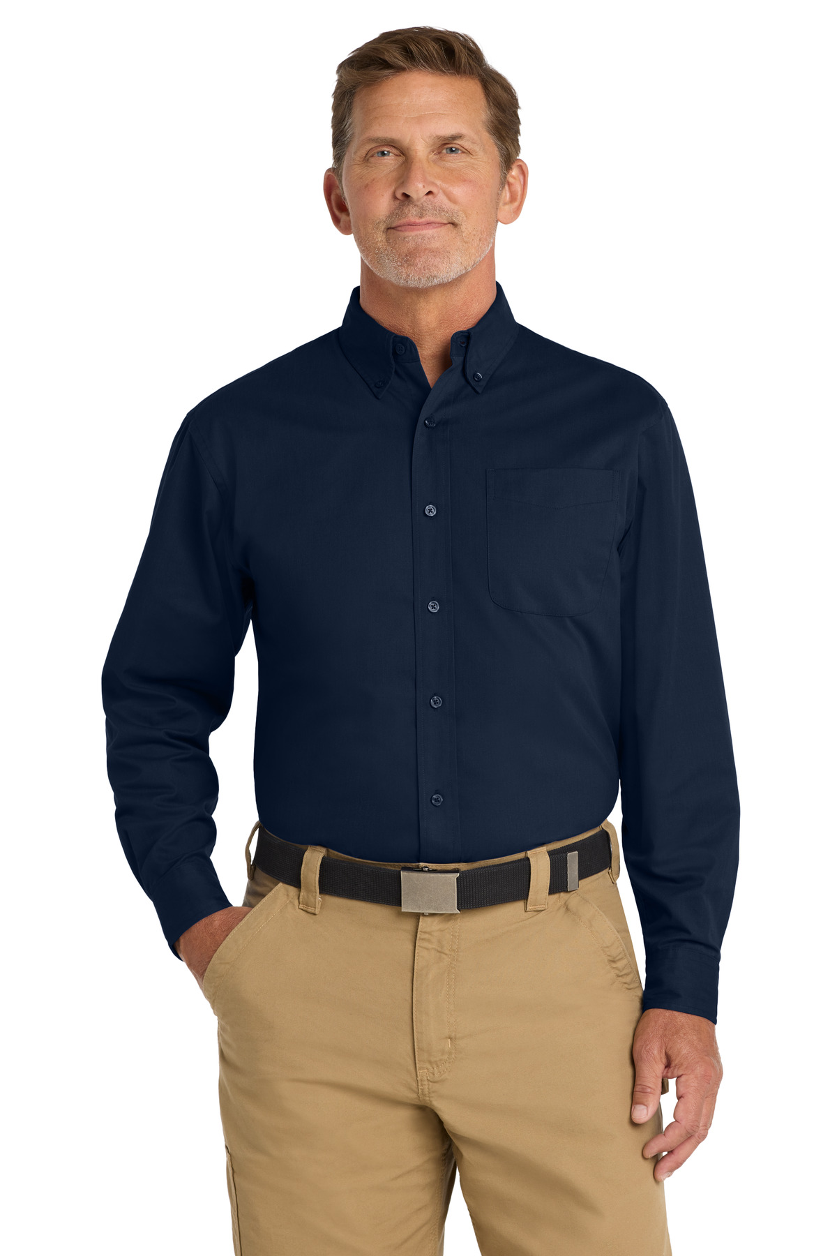 DISCONTINUED  CornerStone ®  - Long Sleeve SuperPro   Twill Shirt. SP17