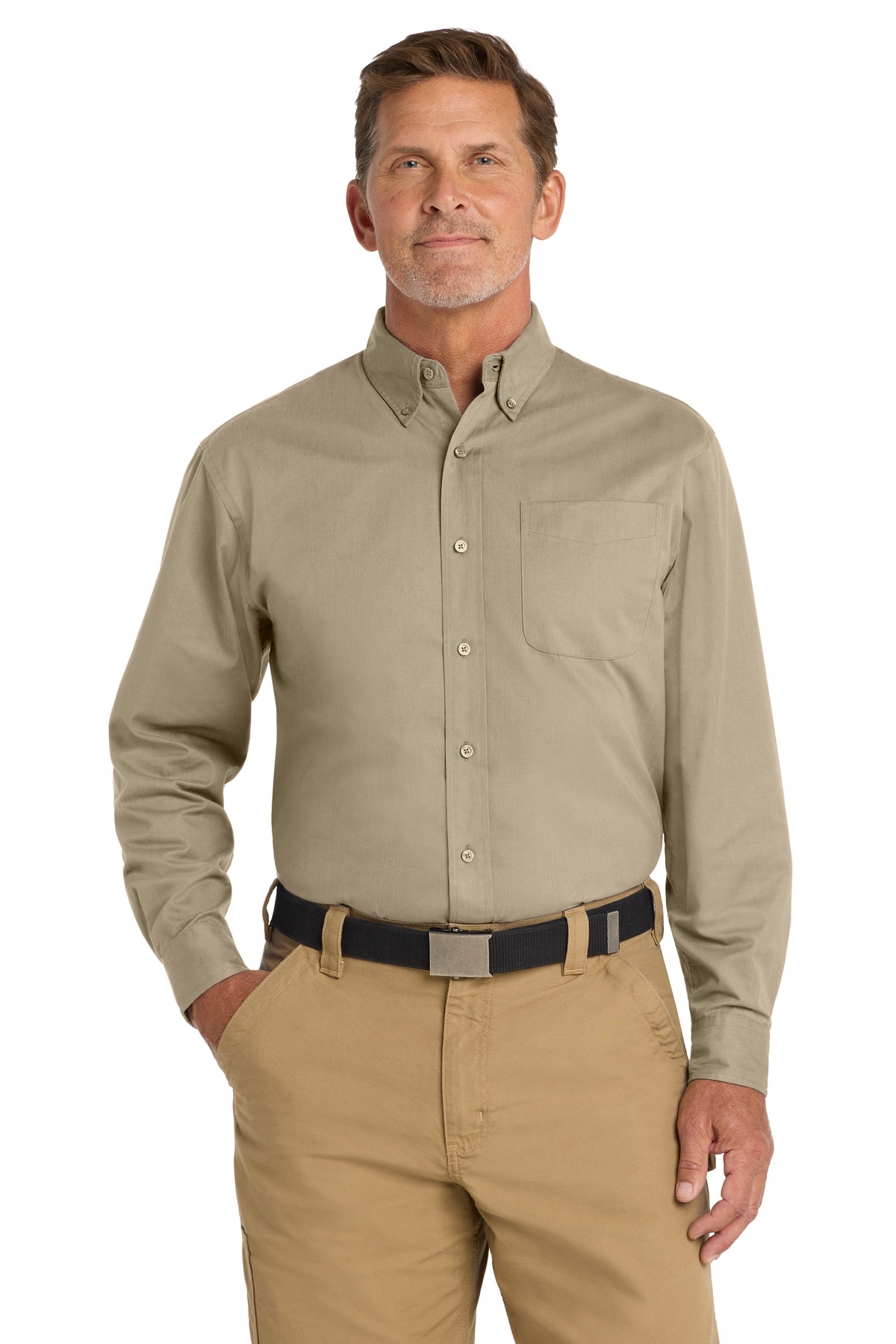 DISCONTINUED  CornerStone ®  - Long Sleeve SuperPro   Twill Shirt. SP17