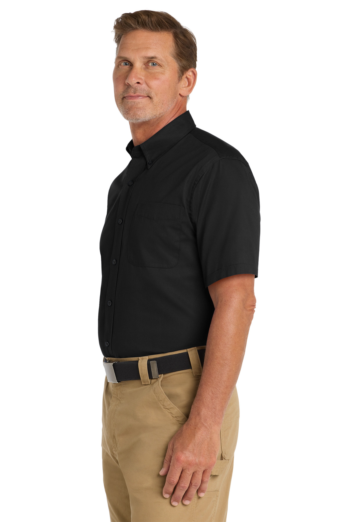 CornerStone - Short Sleeve SuperPro Twill Shirt. SP18