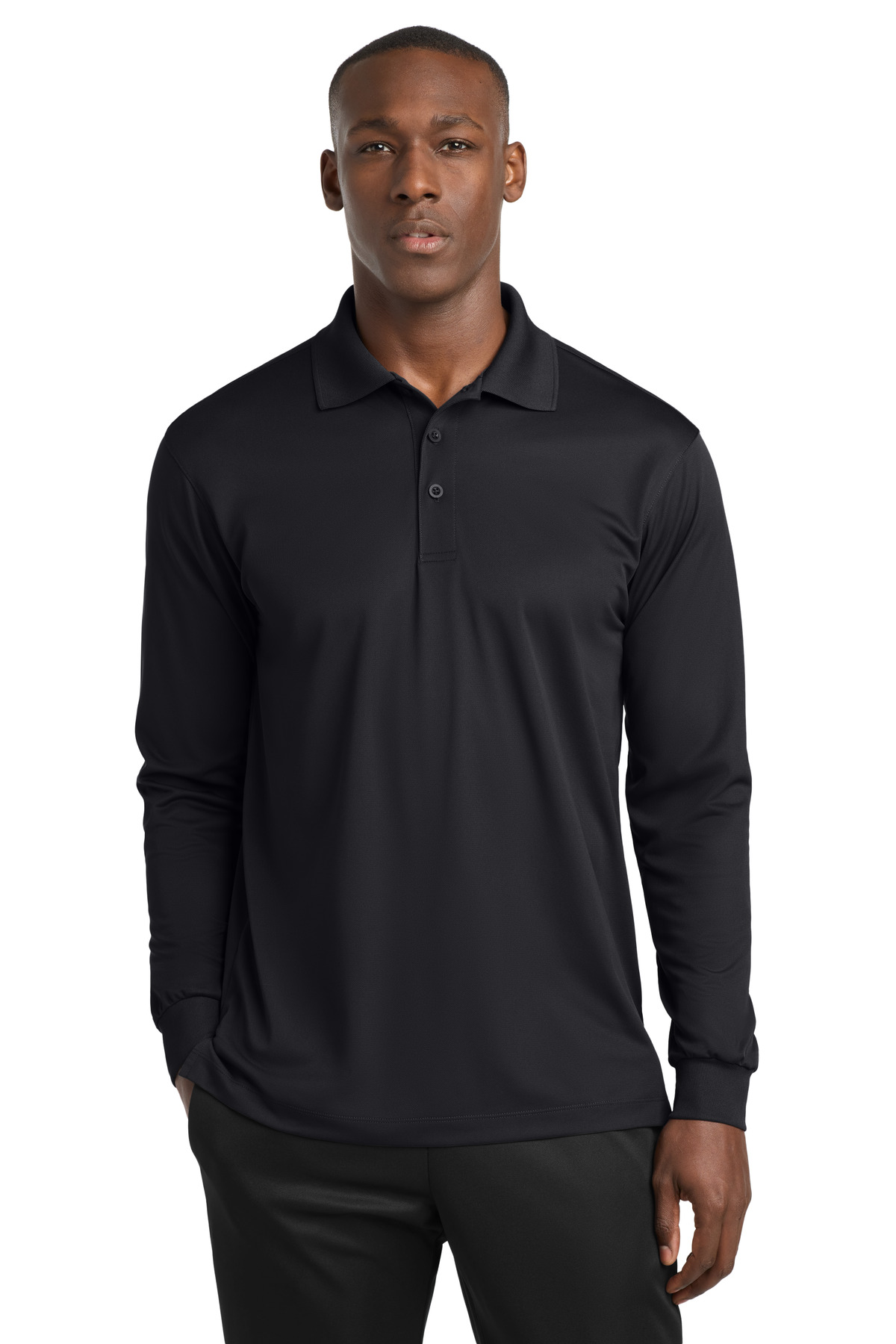 Sport&#45;Tek Long Sleeve Micropique Sport&#45;Wick Polo-Sport-Tek