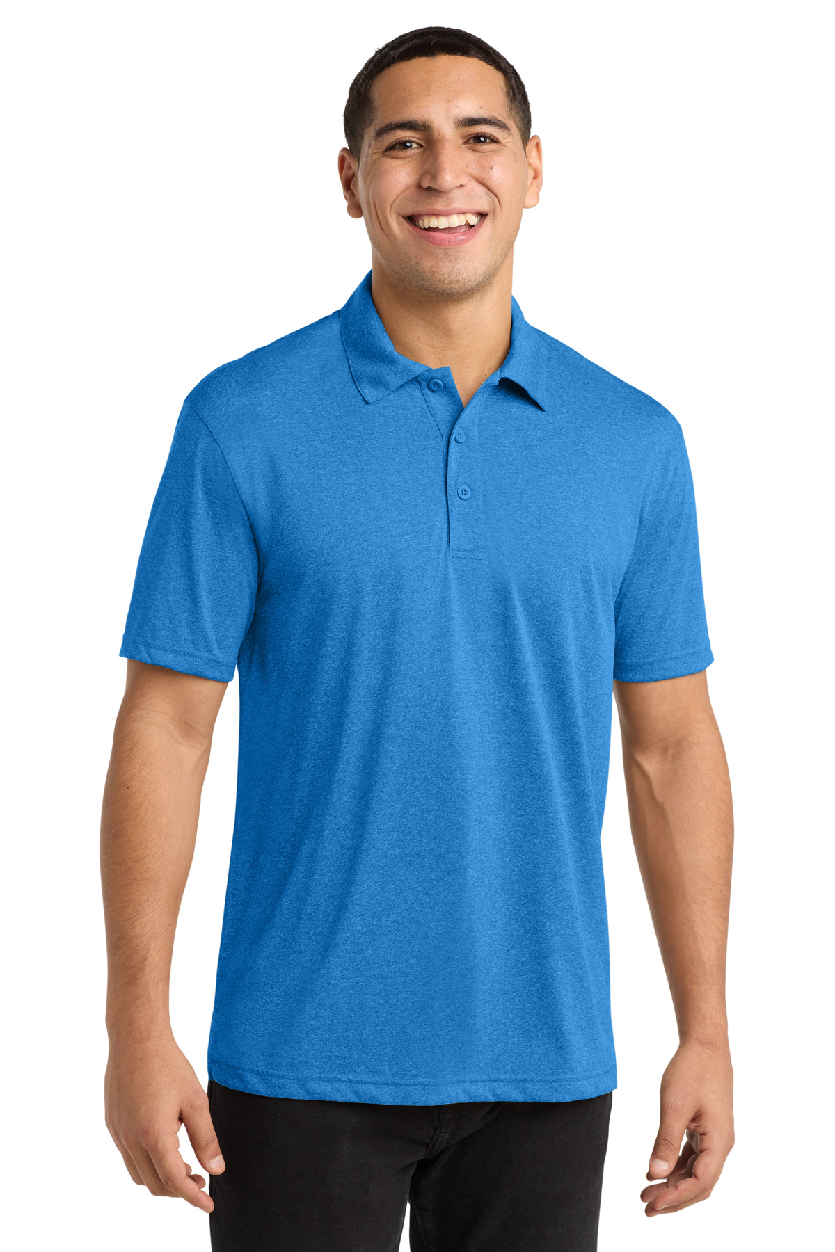 Sport-Tek ®  Heather Contender™ Polo. ST660 - Front Model