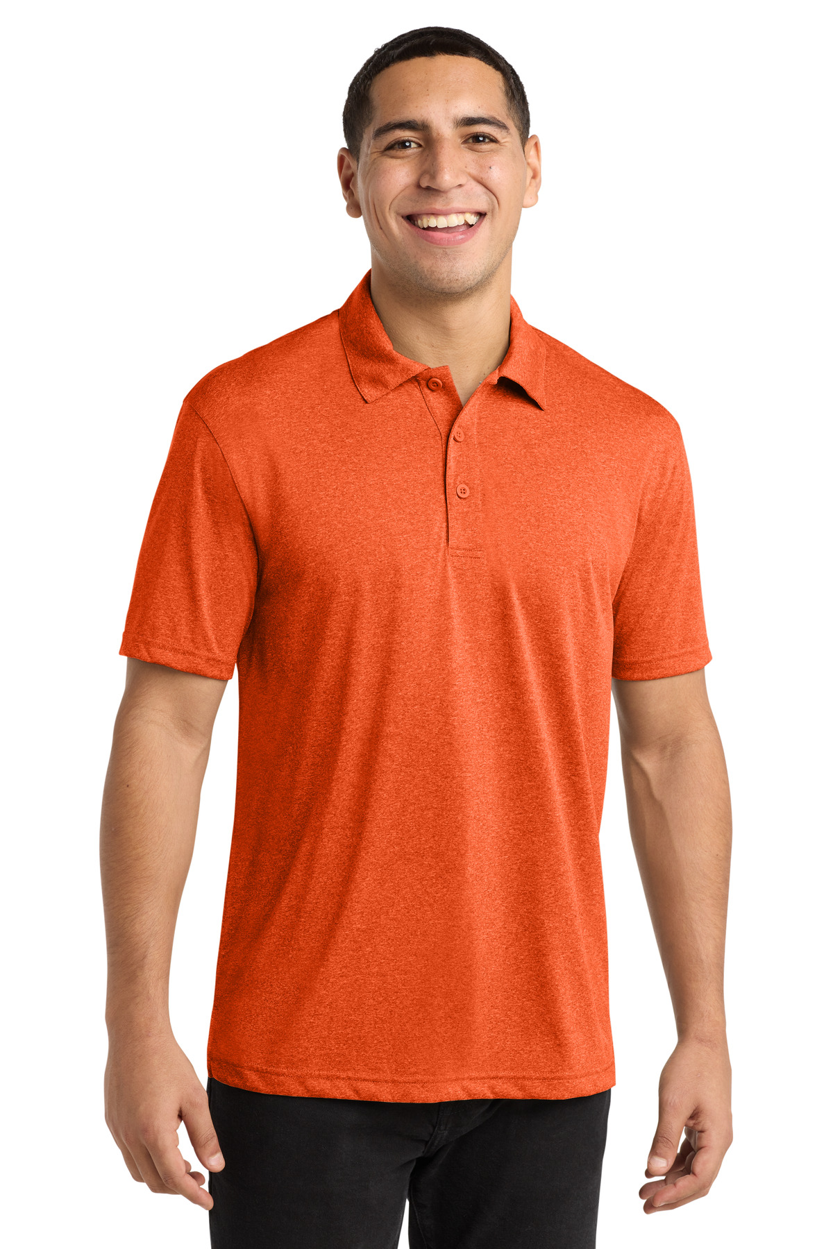 Sport-Tek Heather Contender Polo. ST660