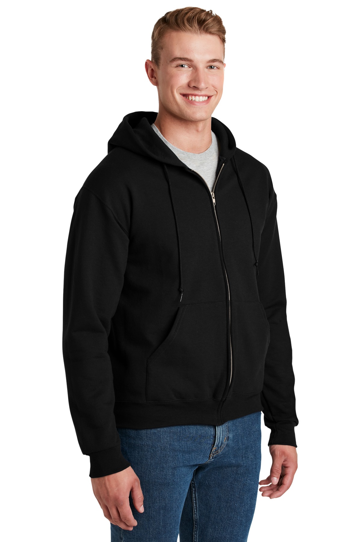 Jerzees Super Sweats NuBlend - Full-Zip Hooded Sweatshirt. 4999M