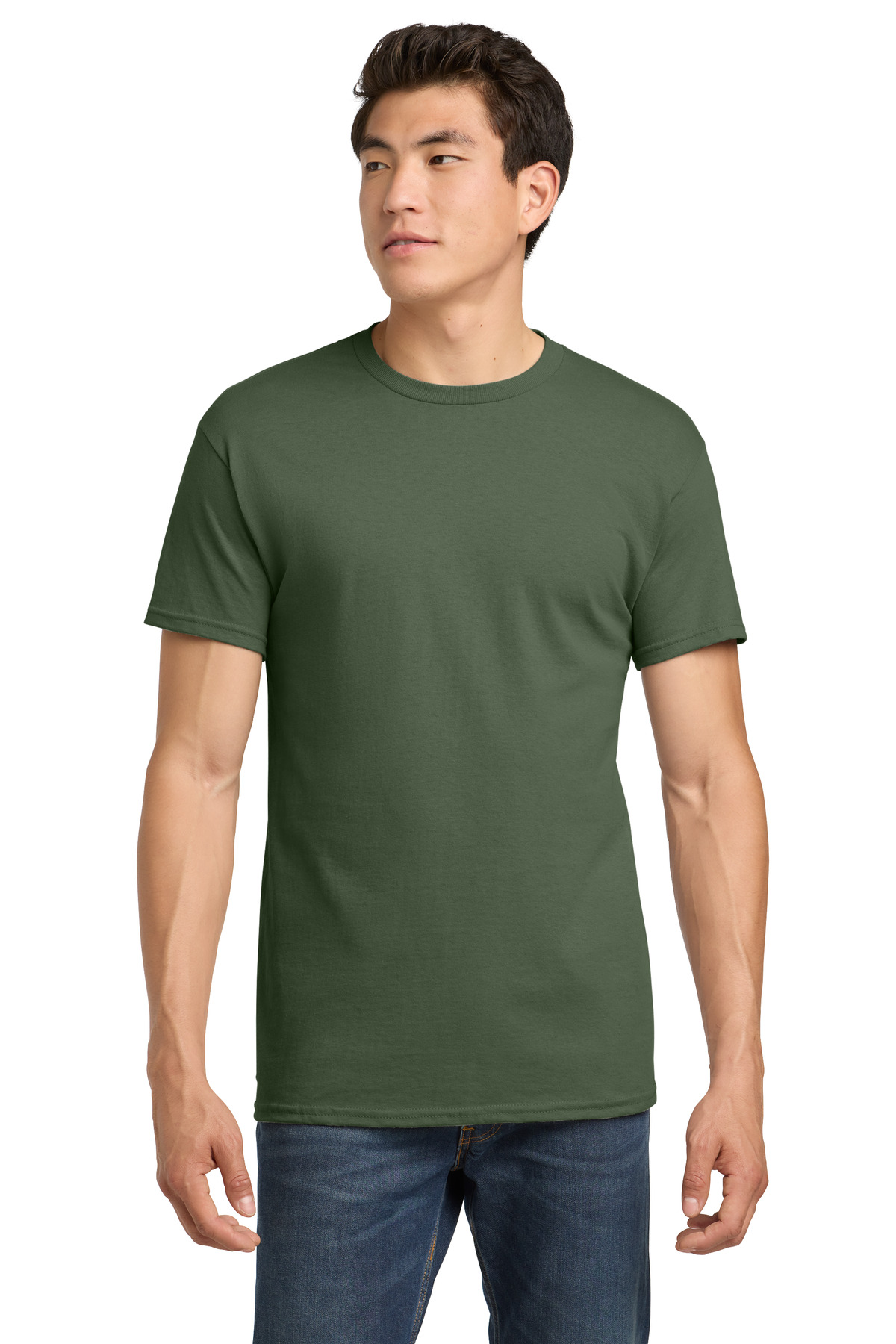 Gildan ® - Heavy Cotton ™ 100% Cotton T-Shirt. 5000 - Military Green
