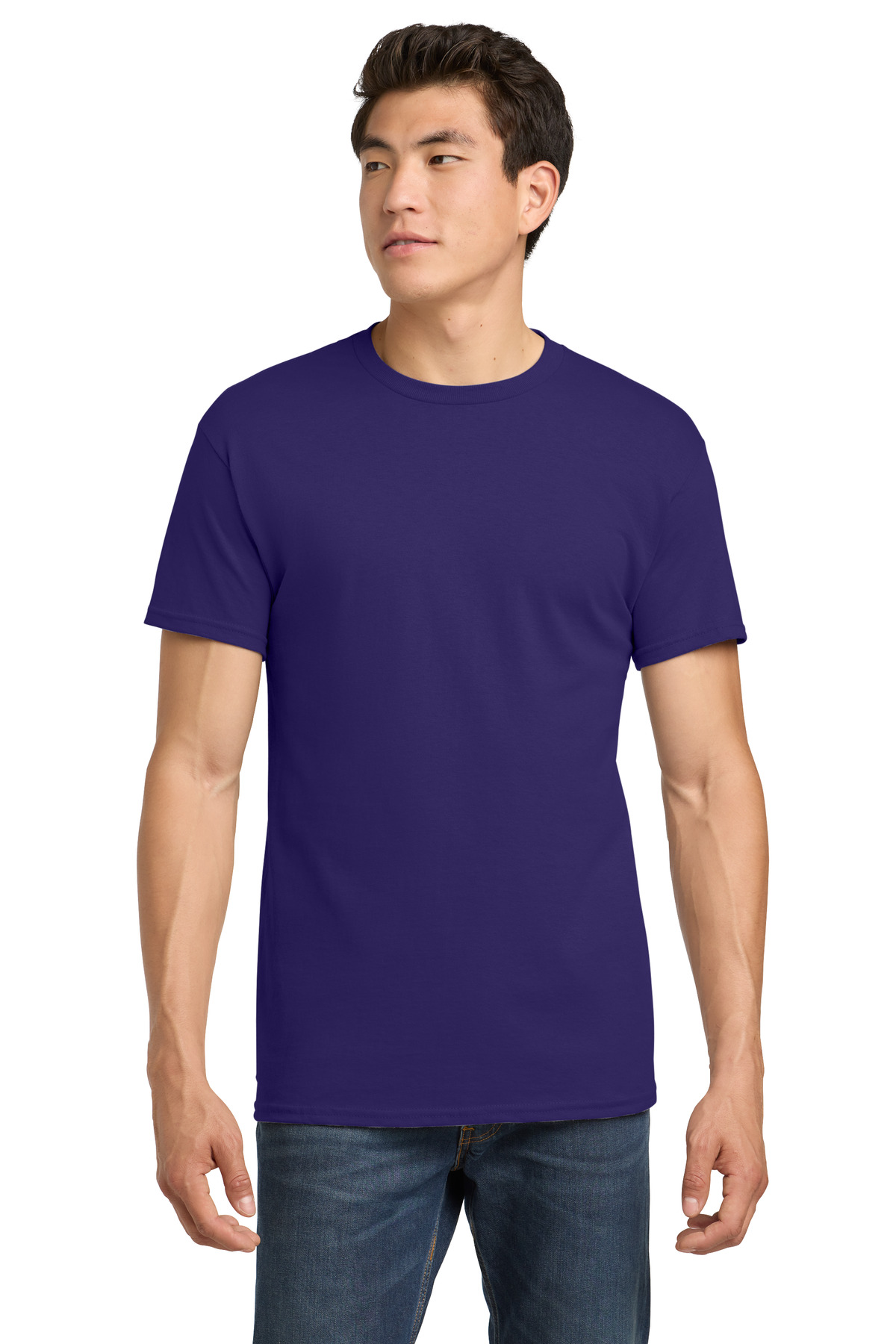 Gildan ® - Heavy Cotton ™ 100% Cotton T-Shirt. 5000 - Purple