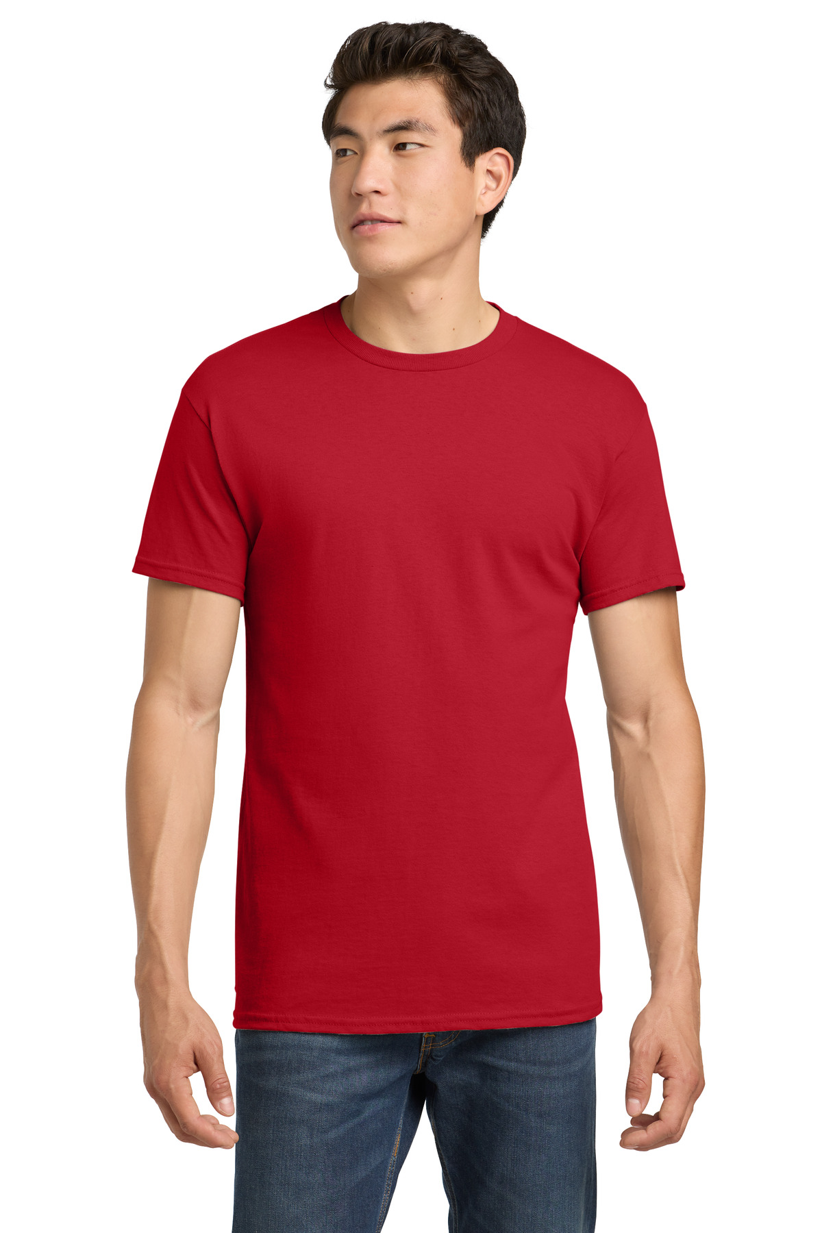 Gildan ® - Heavy Cotton ™ 100% Cotton T-Shirt. 5000 - Red