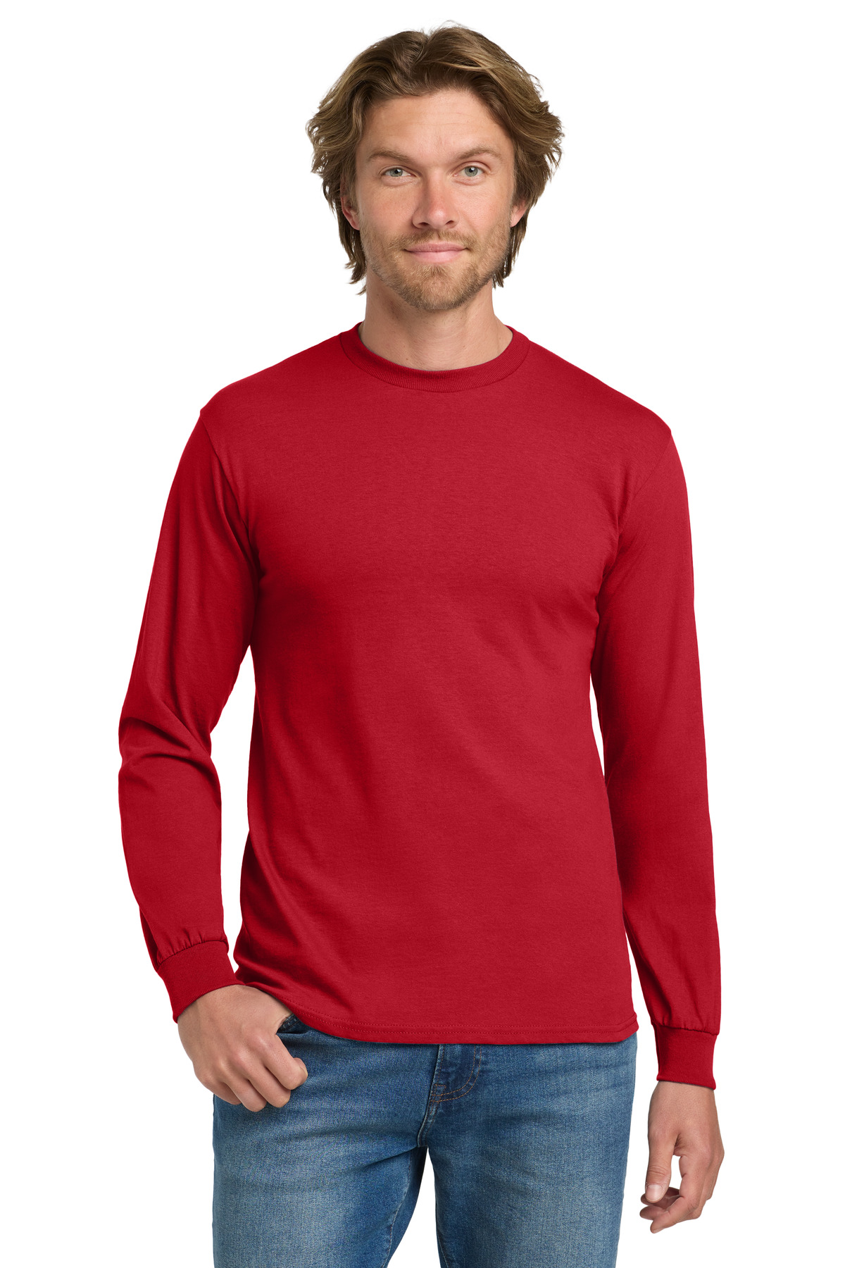 Gildan - Heavy Cotton 100% Cotton Long Sleeve T-Shirt. 5400