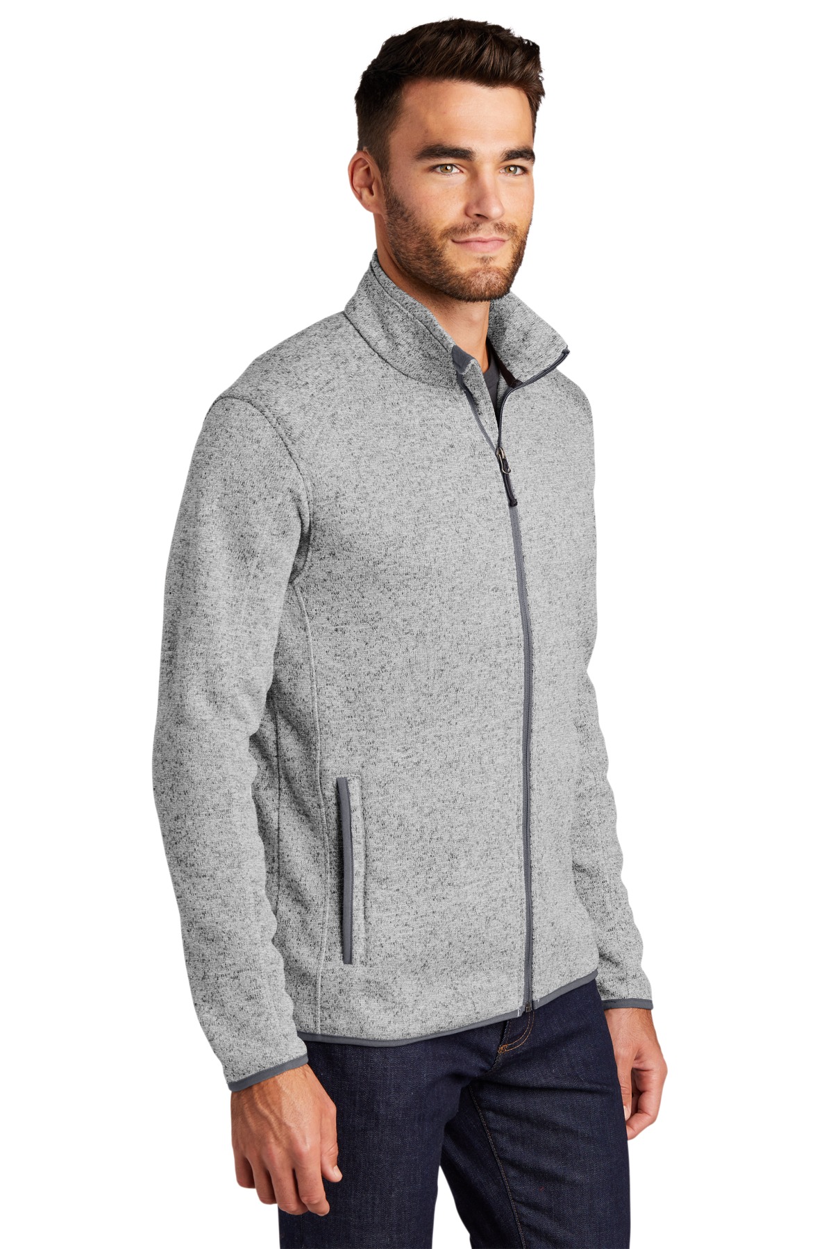 Port Authority Sweater Fleece Jacket. F232