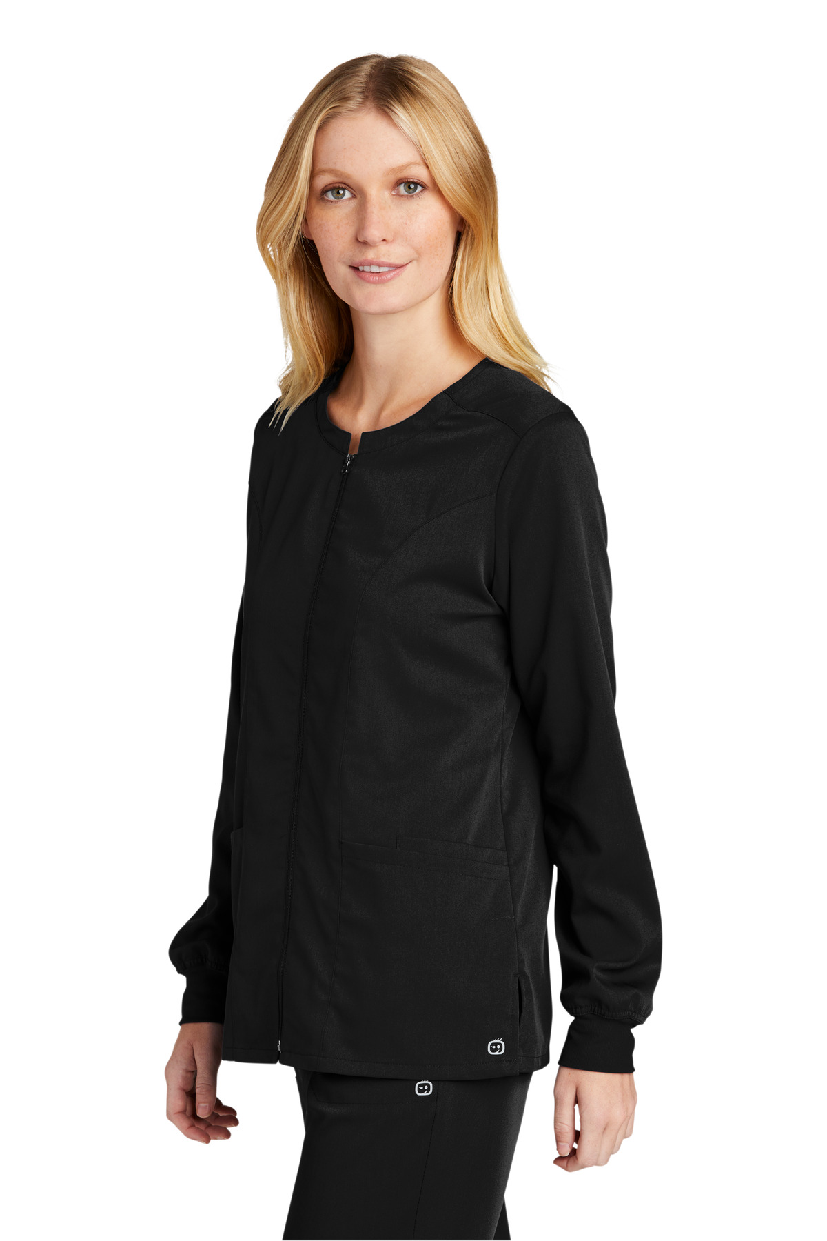 WonderWink Women's Premiere Flex Full-Zip Scrub Jacket WW4088