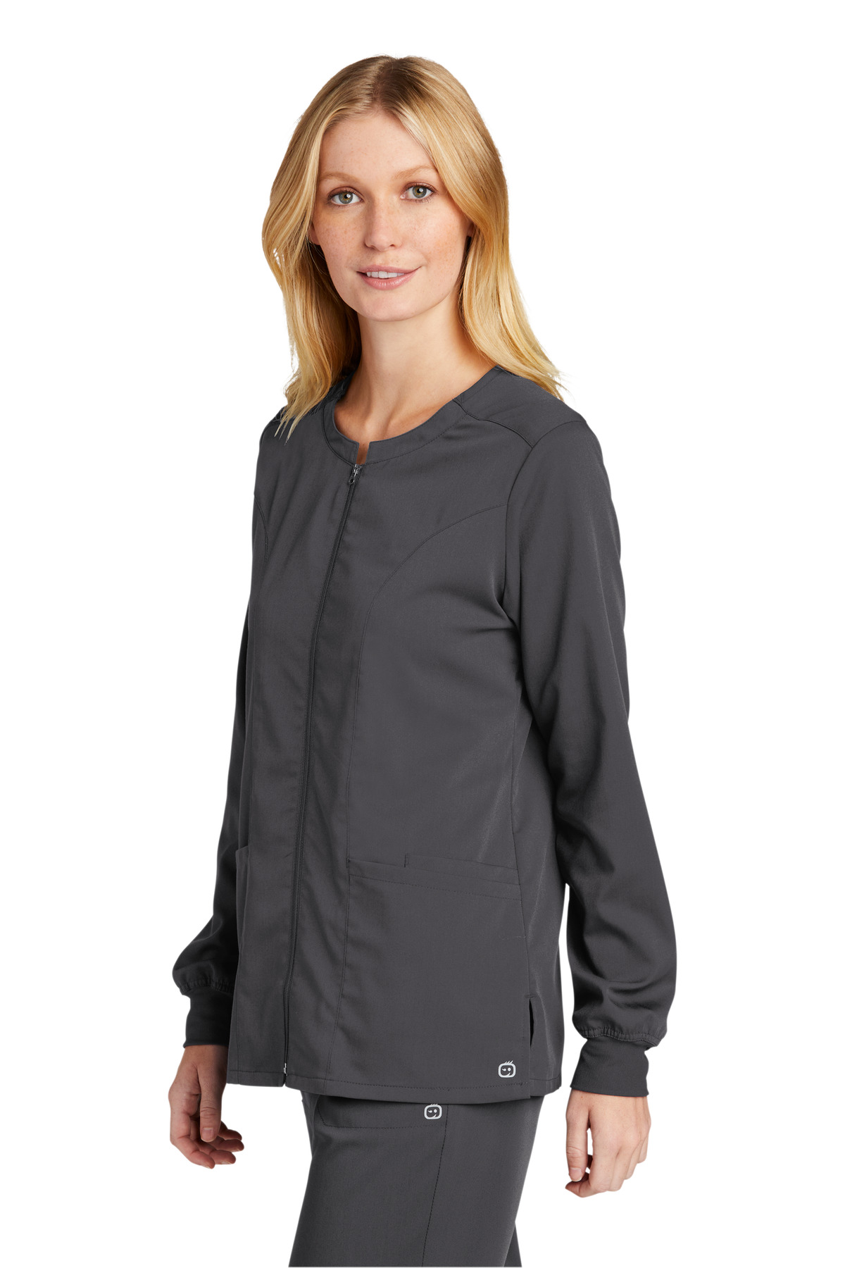 Wink Women's Premiere Flex Full-Zip Scrub Jacket WW4088