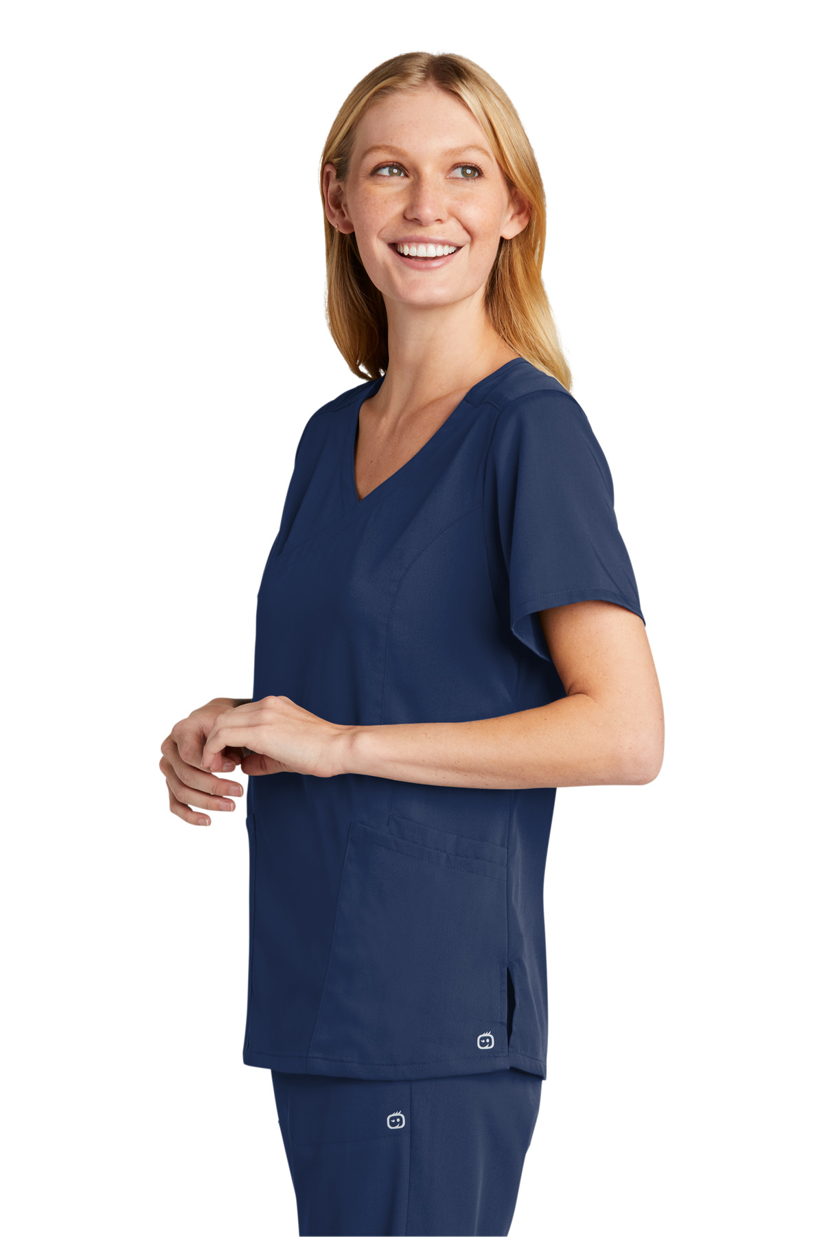 Wink Women's Premiere Flex Mock Wrap Top WW4268