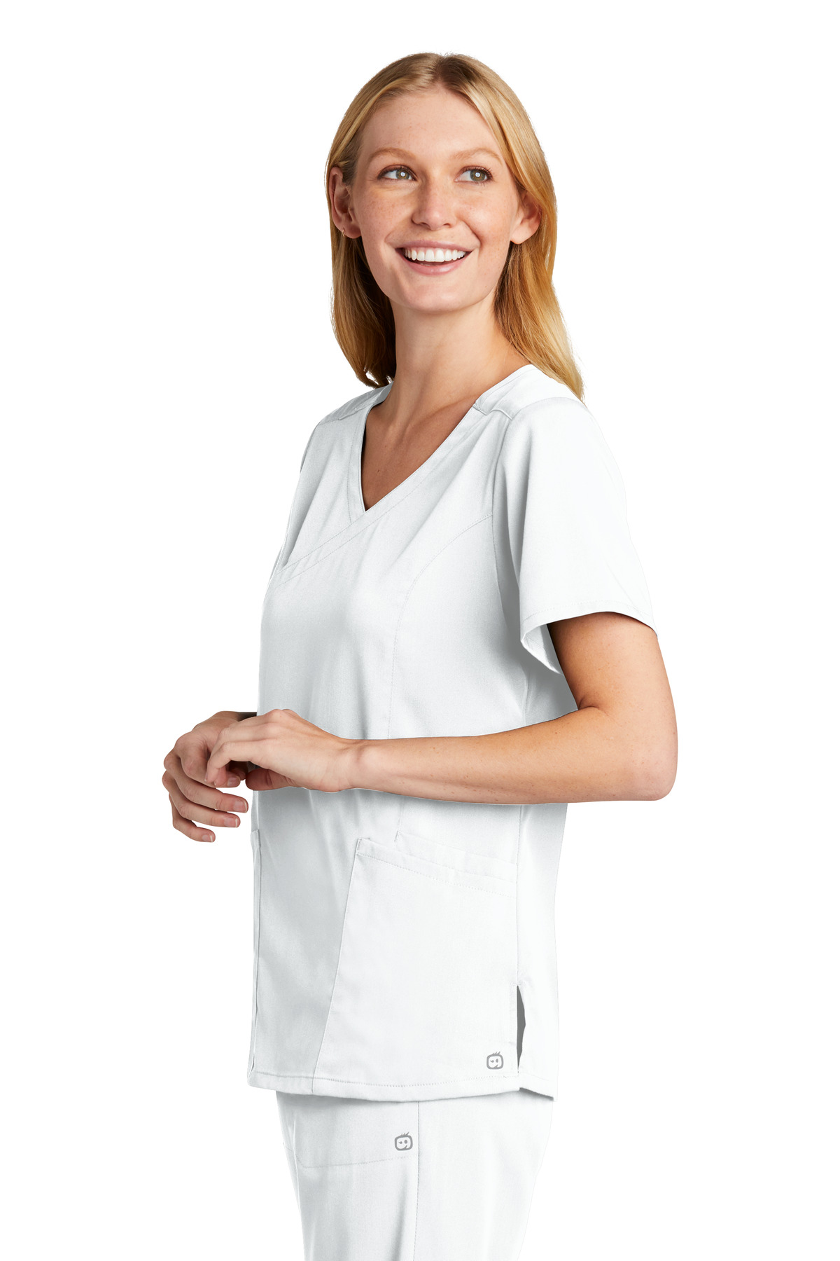 Wink Women's Premiere Flex Mock Wrap Top WW4268
