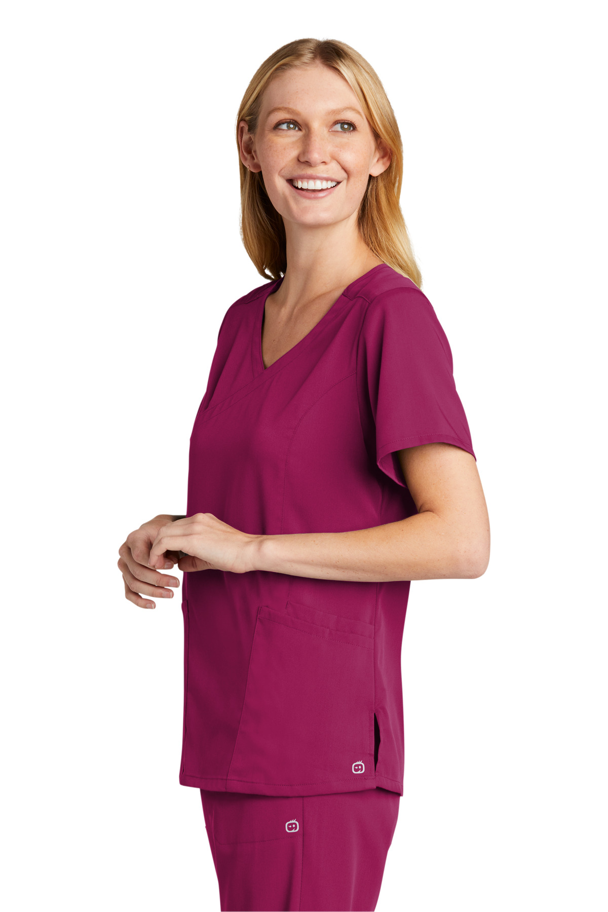 Wink Women's Premiere Flex Mock Wrap Top WW4268
