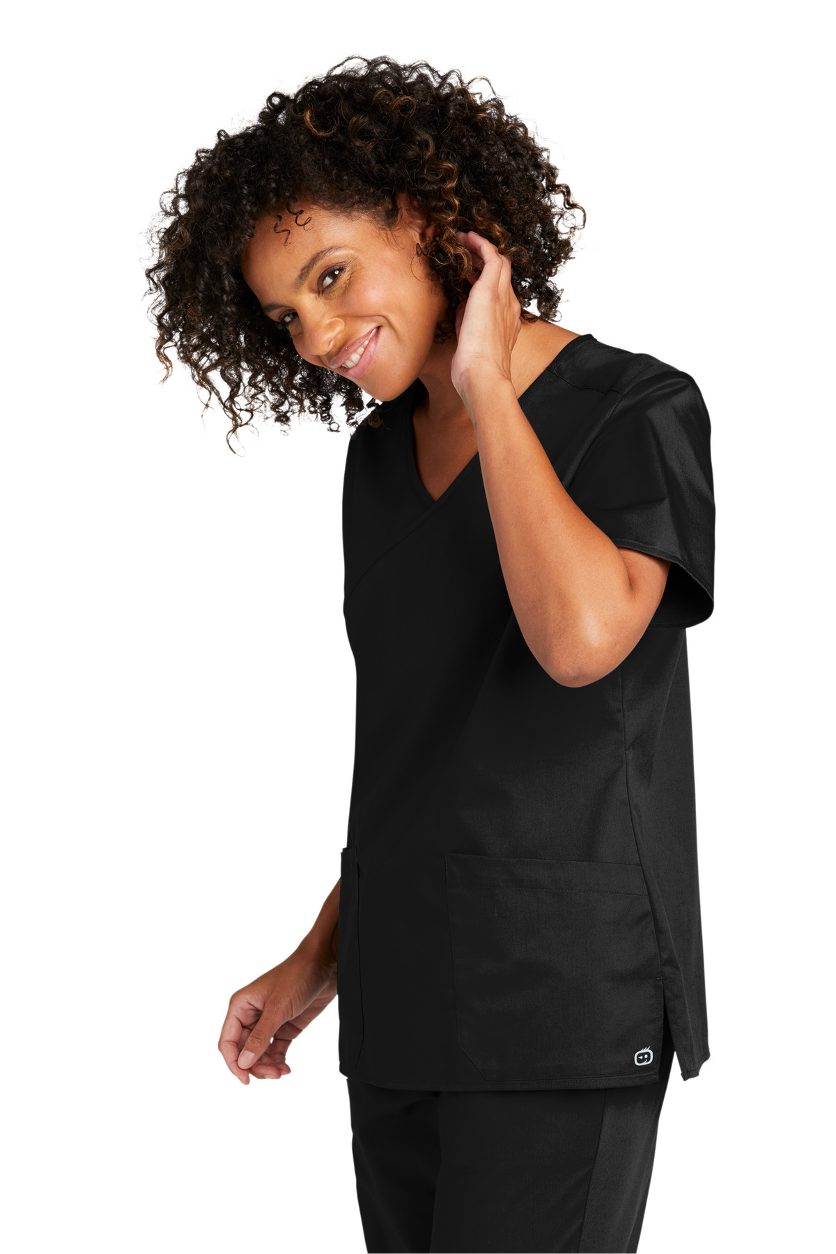 Wink Women's WorkFlex Mock Wrap Top WW4760