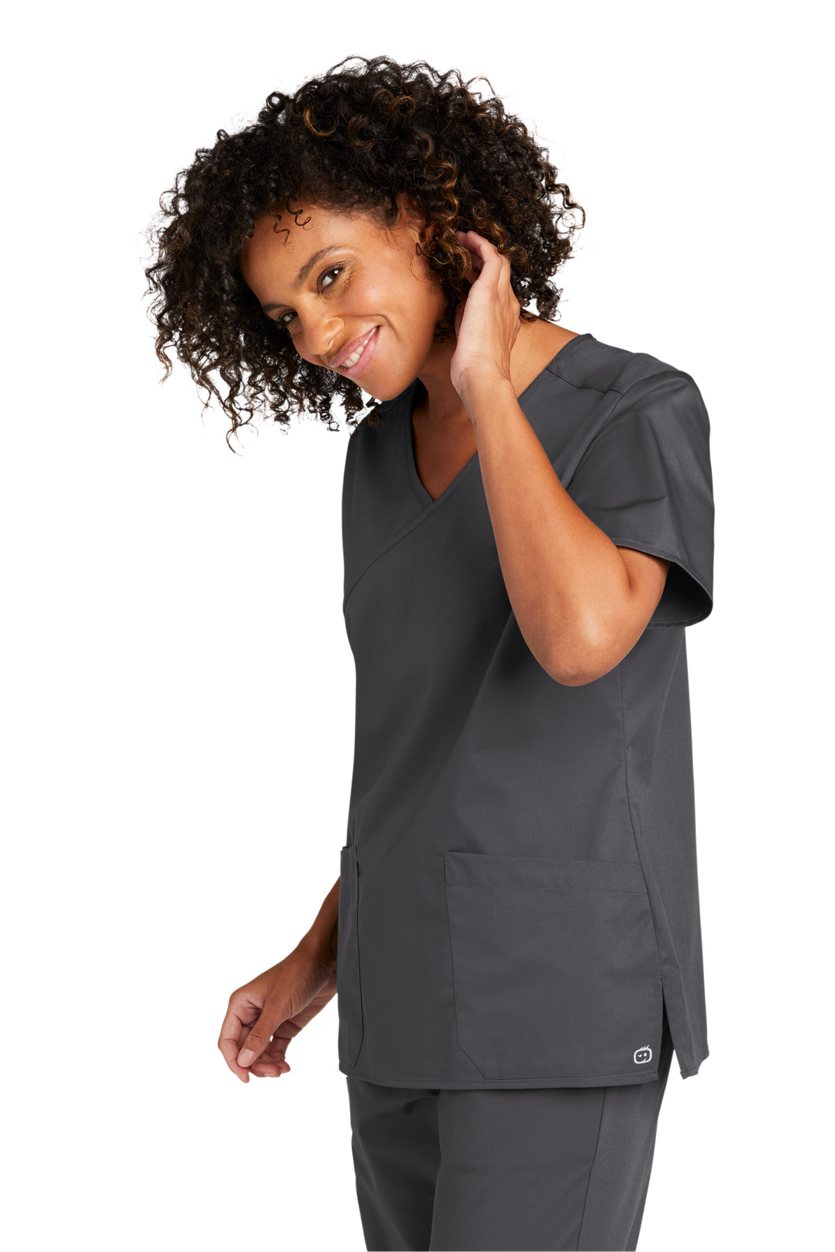 Wink Women's WorkFlex Mock Wrap Top WW4760