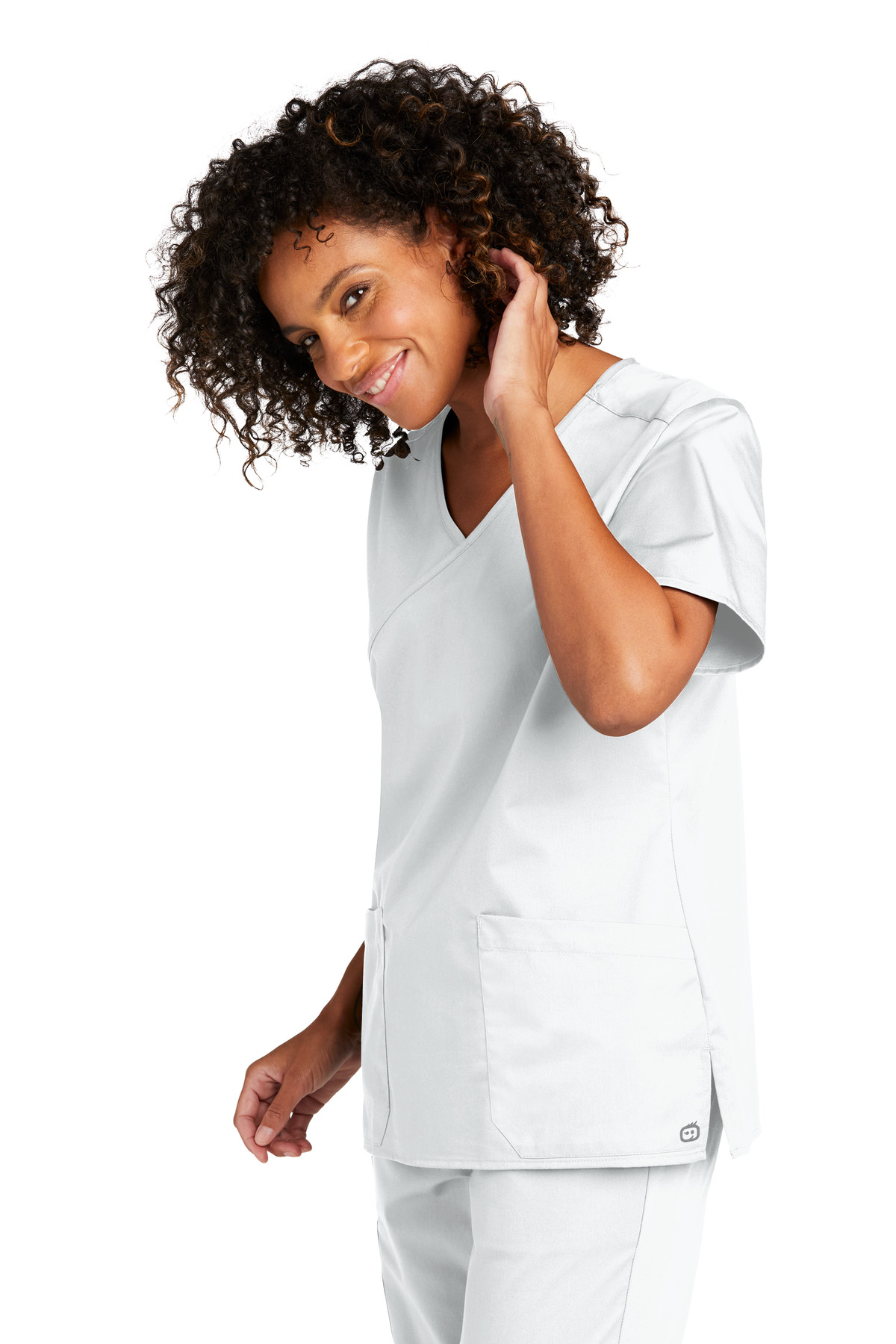 Wink Women's WorkFlex Mock Wrap Top WW4760