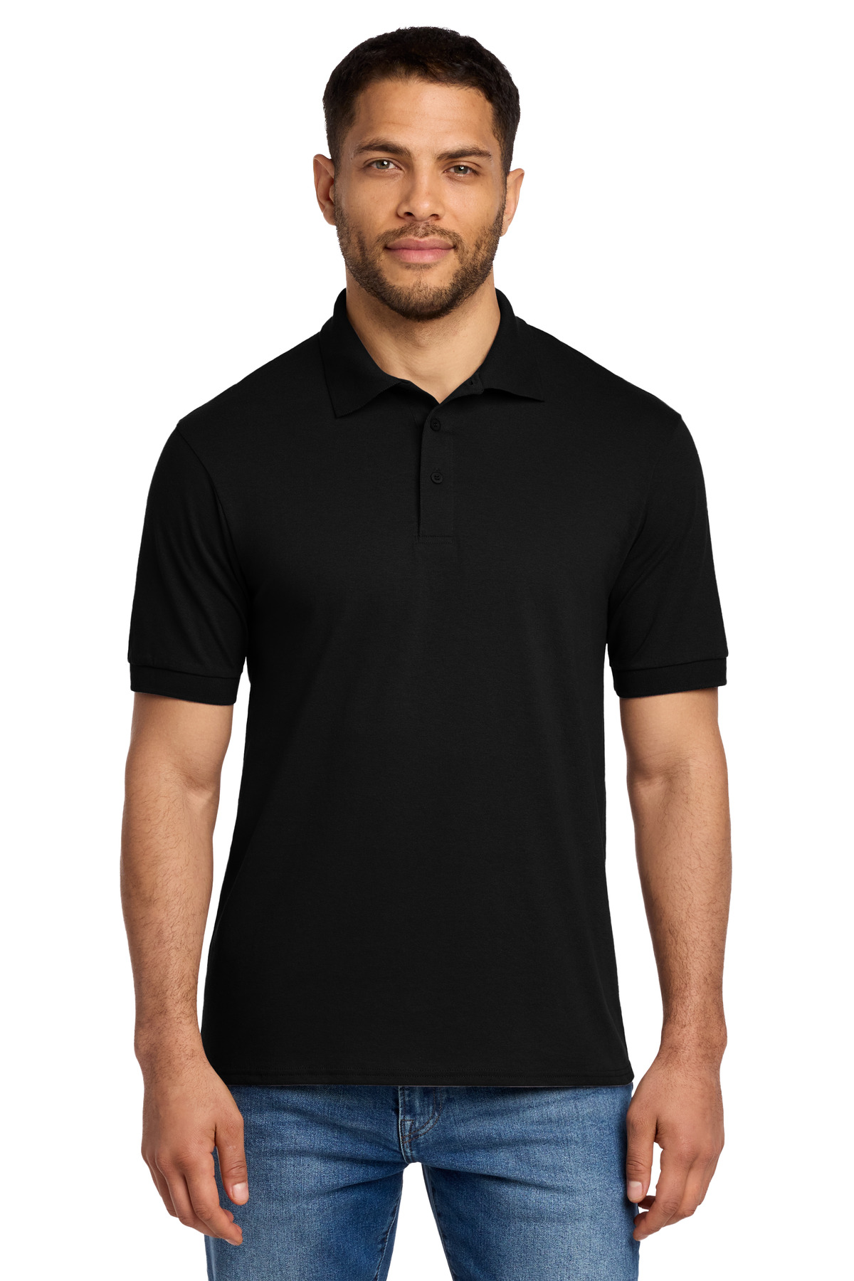 Port & Co KP55T swatch in Jet Black