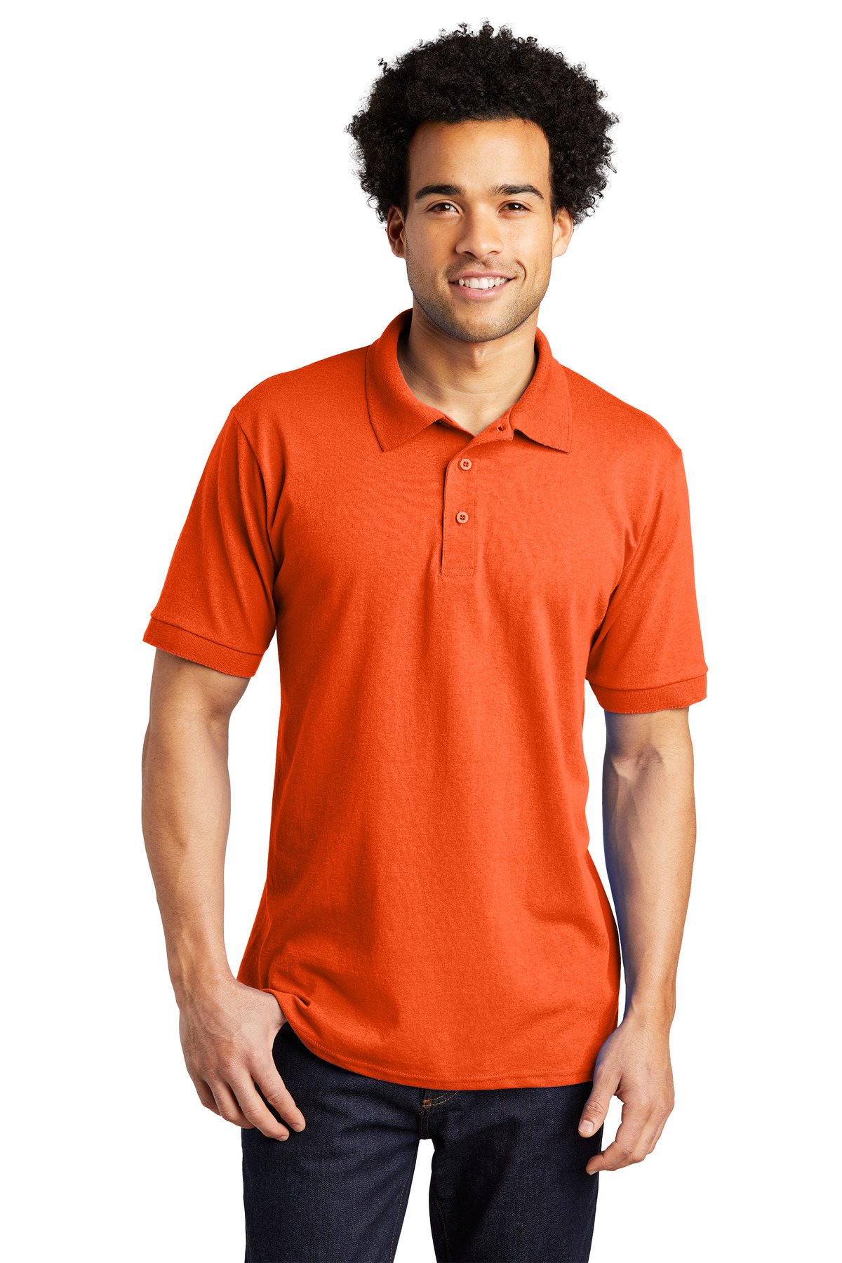 Port & Co   Tall Core Blend Jersey Knit Polo. KP55T