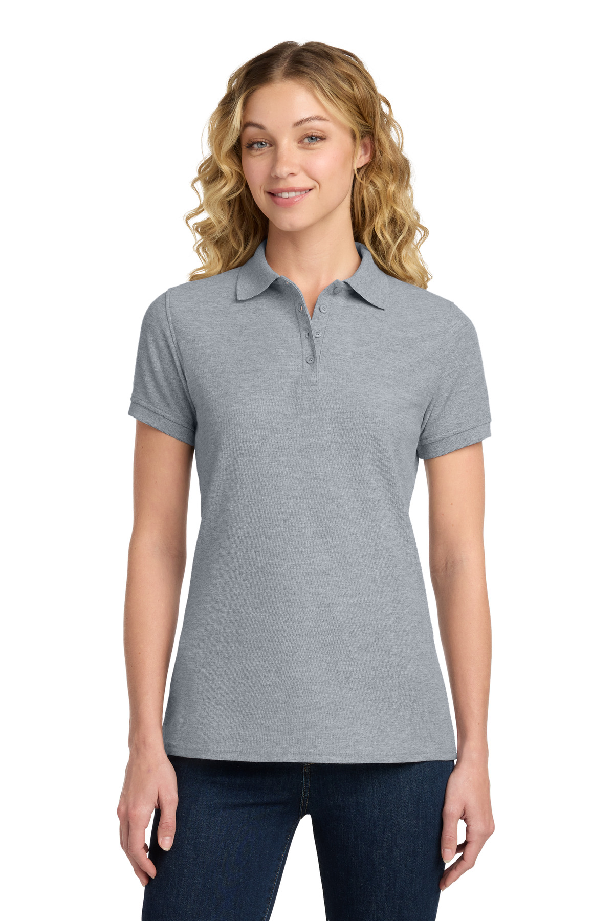 Port & Co Ôäó  Women's Core Blend Pique Polo. LKP155