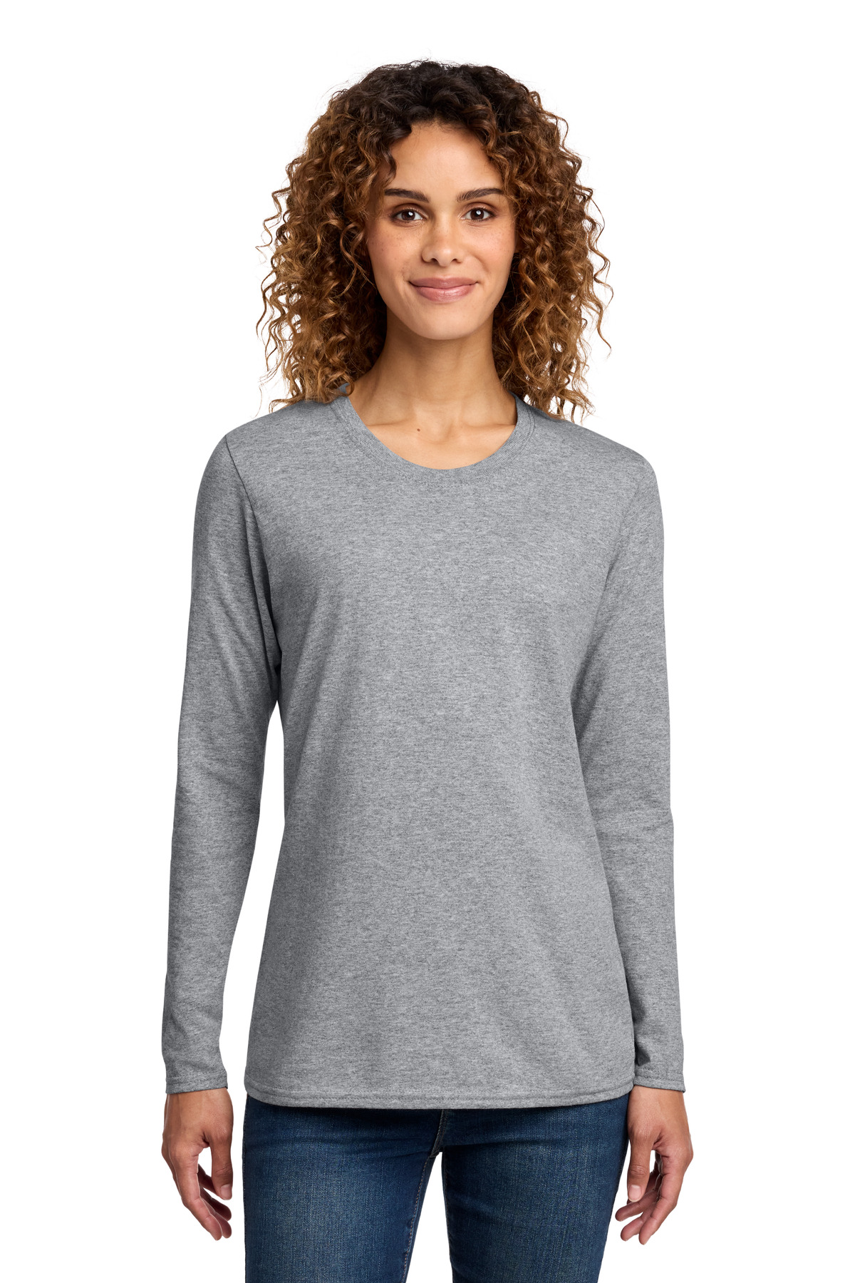 Port & Co LPC54LS swatch in Athletic Heather