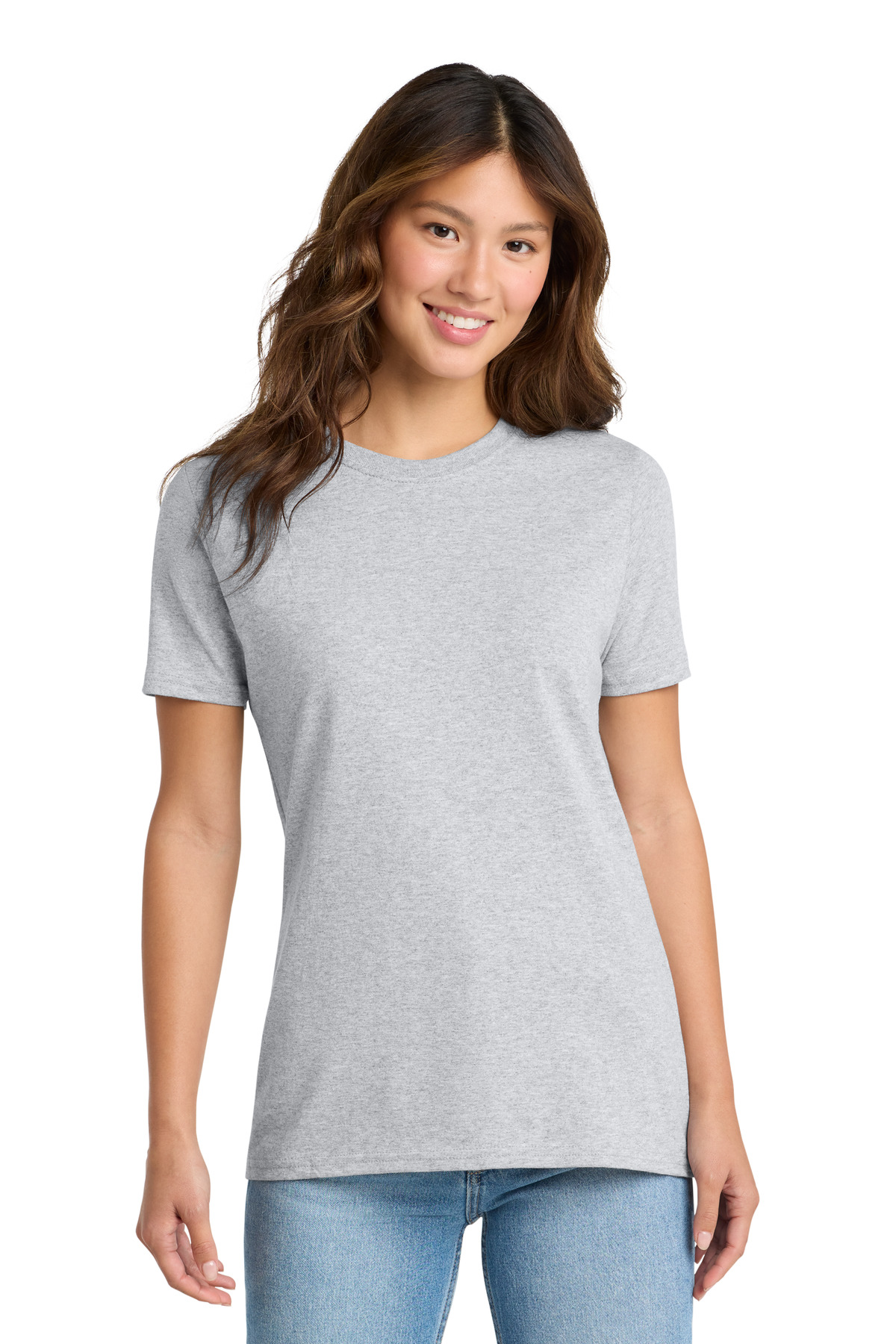 Port & Co ™ Women's Core Cotton Tee. LPC54 - Ash