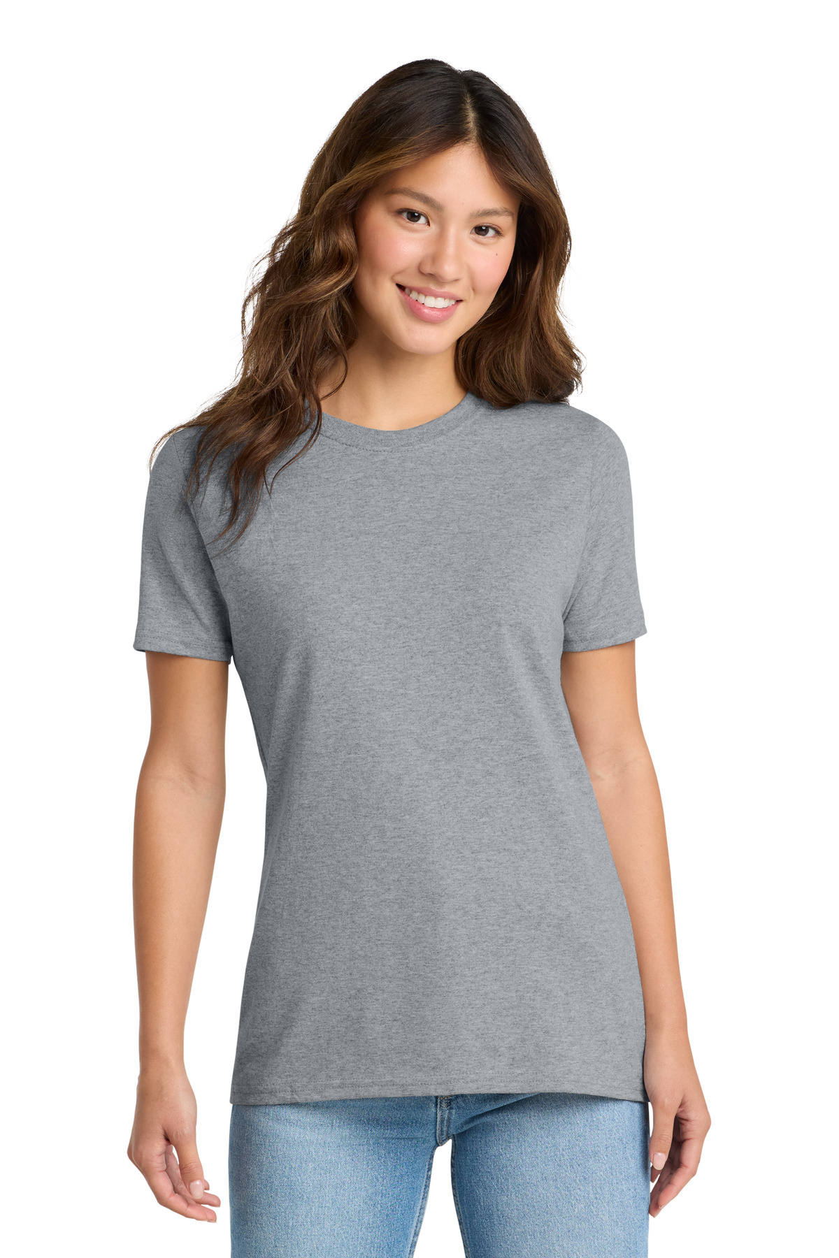 Port & Co ™ Women's Core Cotton Tee. LPC54 - Athletic Heather