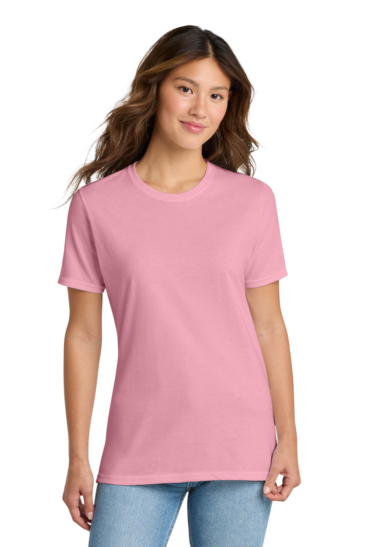 Port & Co ™ Women's Core Cotton Tee. LPC54 - Candy Pink