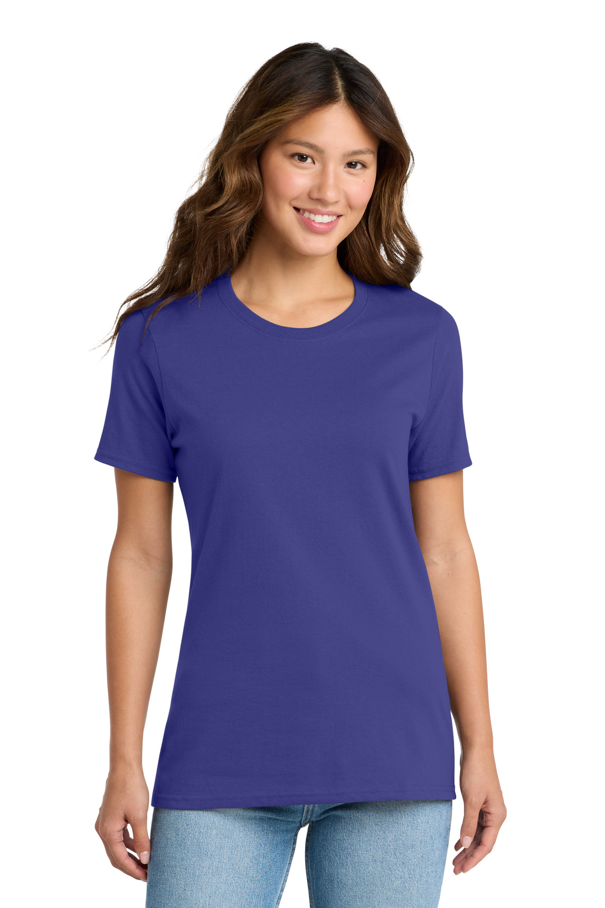 Port & Co ™ Women's Core Cotton Tee. LPC54 - Purple