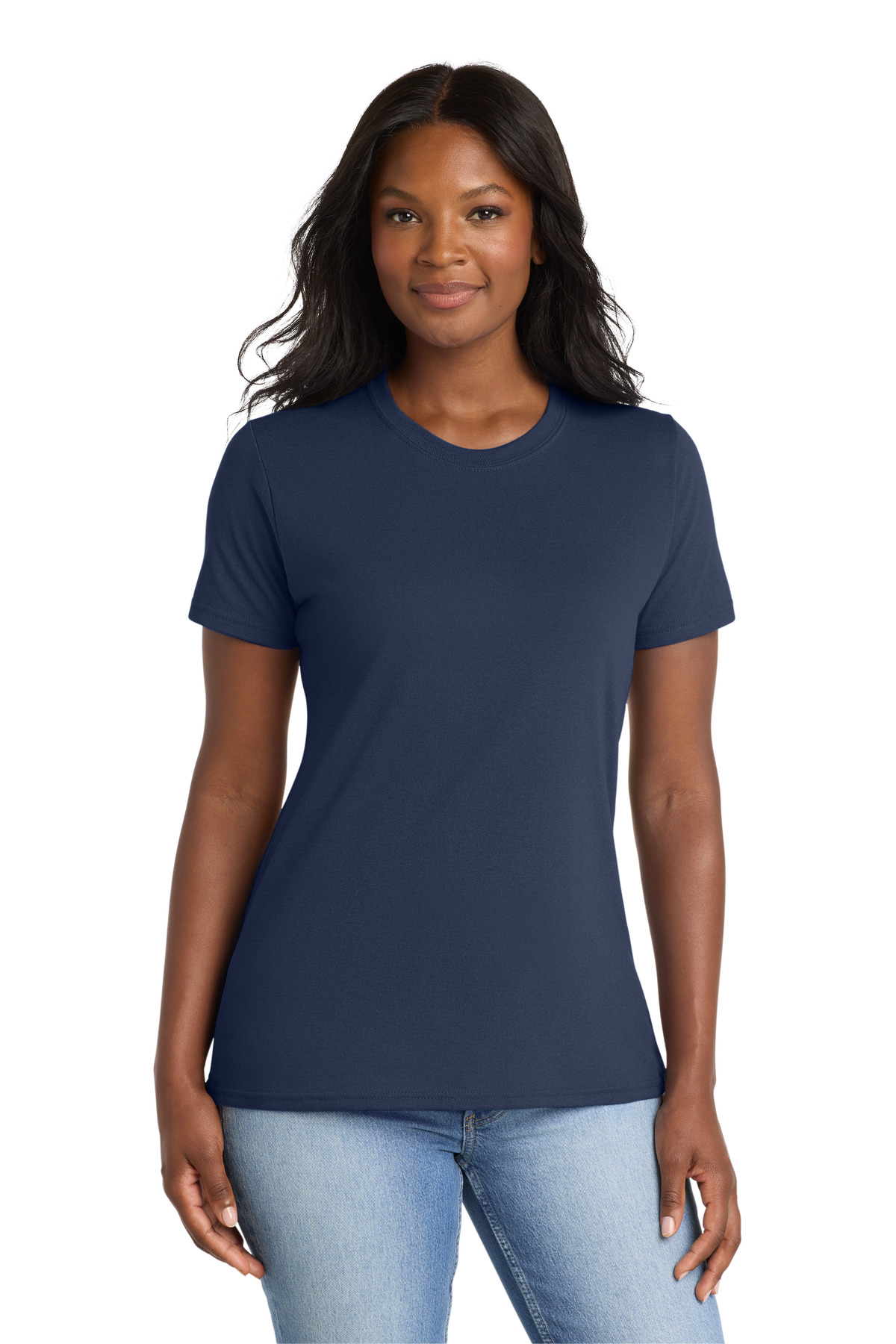 Port & Co Women's Core Blend Tee. LPC55