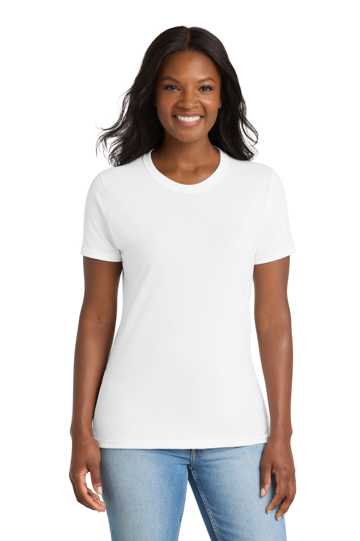 Port & Co Women's Core Blend Tee. LPC55