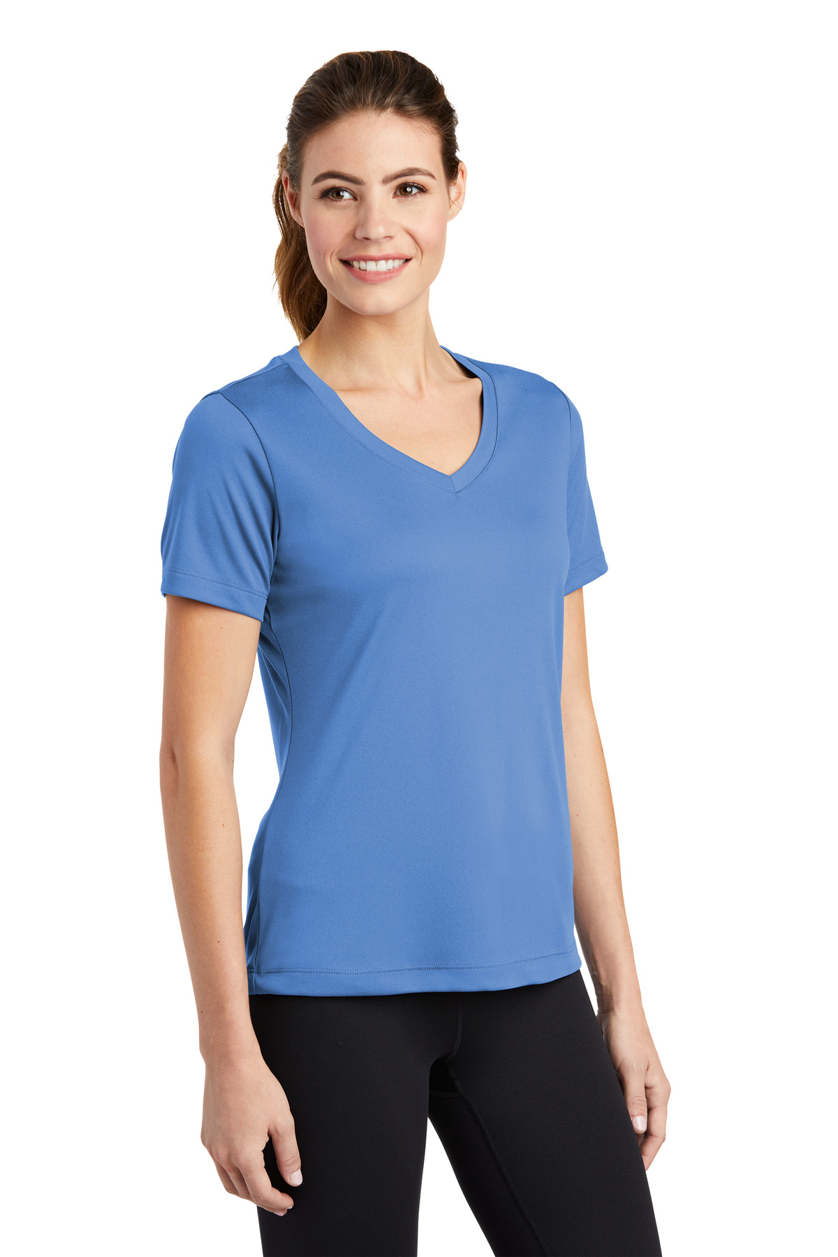 Sport-Tek Women's PosiCharge Competitor V-Neck Tee. LST353