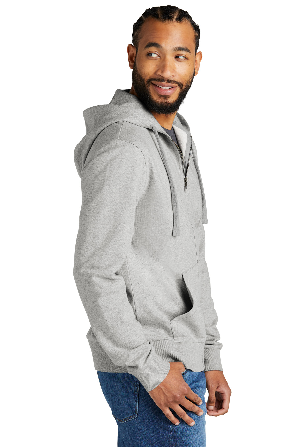 Allmade Unisex Organic French Terry Full-Zip Hoodie AL4002