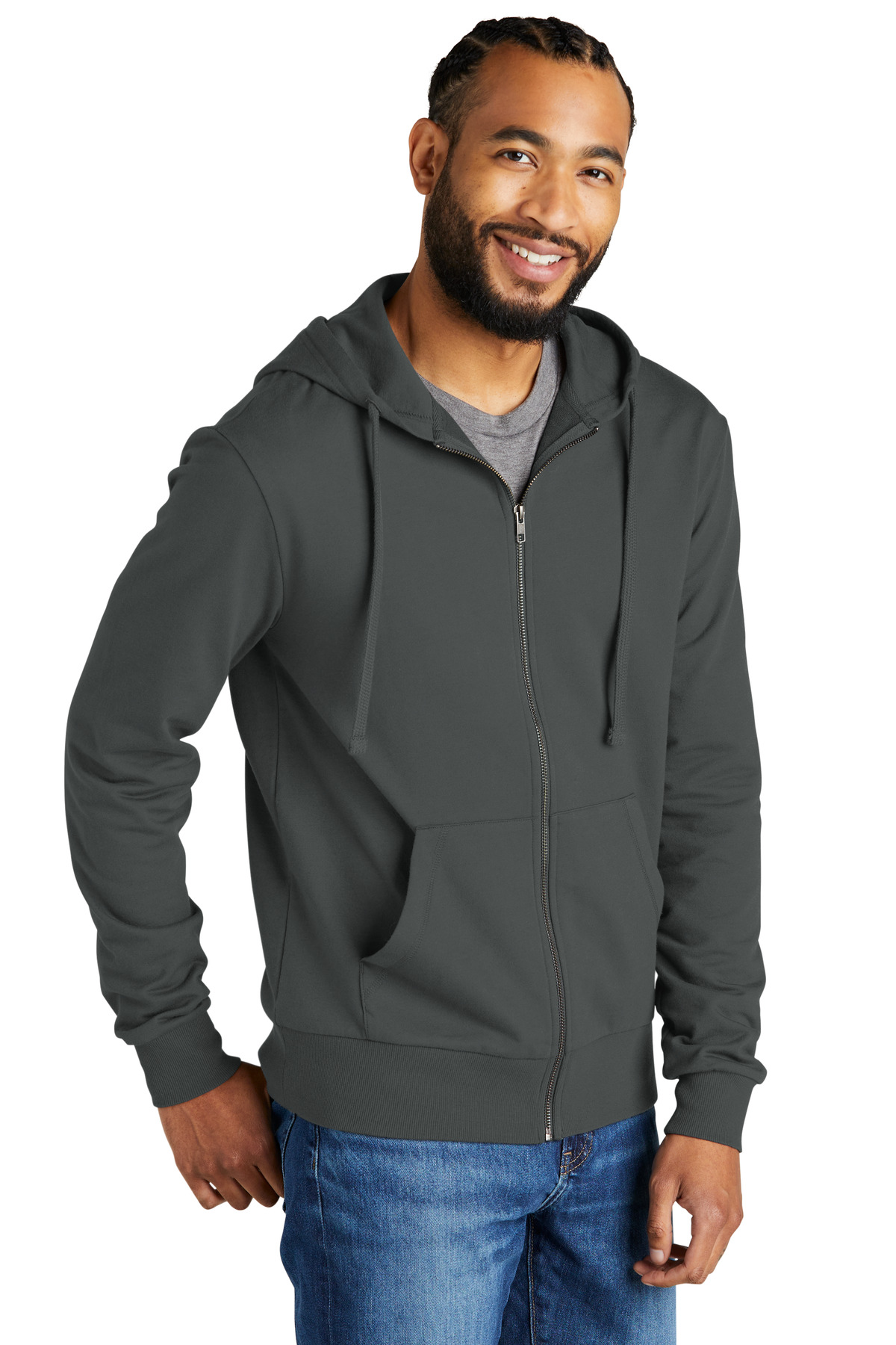 Allmade Unisex Organic French Terry Full-Zip Hoodie AL4002