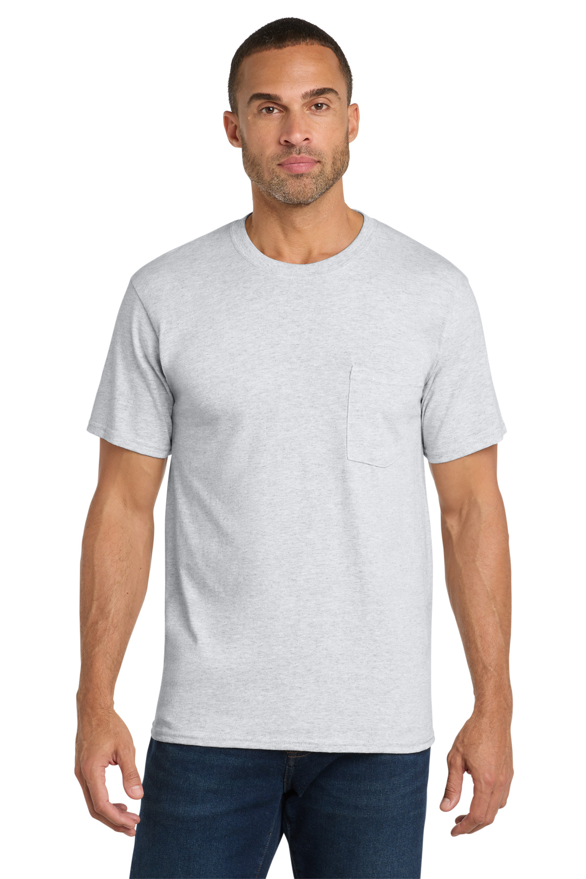 Port & Co Ôäó  Core Cotton Pocket Tee. PC54P