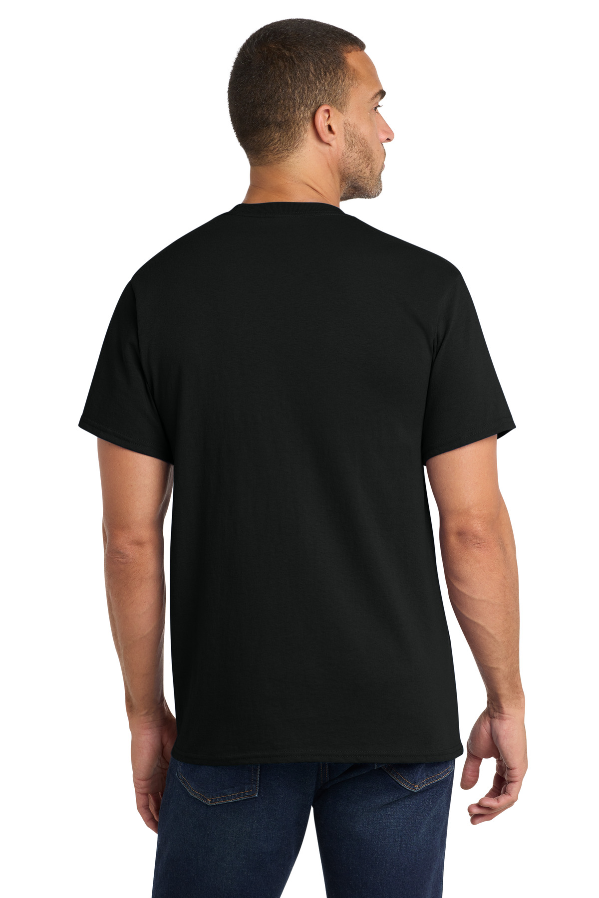 Port & Co Core Cotton Pocket Tee. PC54P