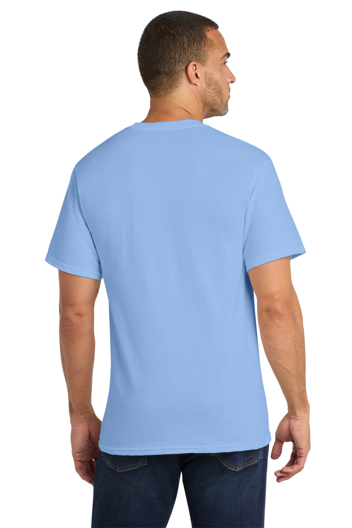 Port & Co Core Cotton Pocket Tee. PC54P