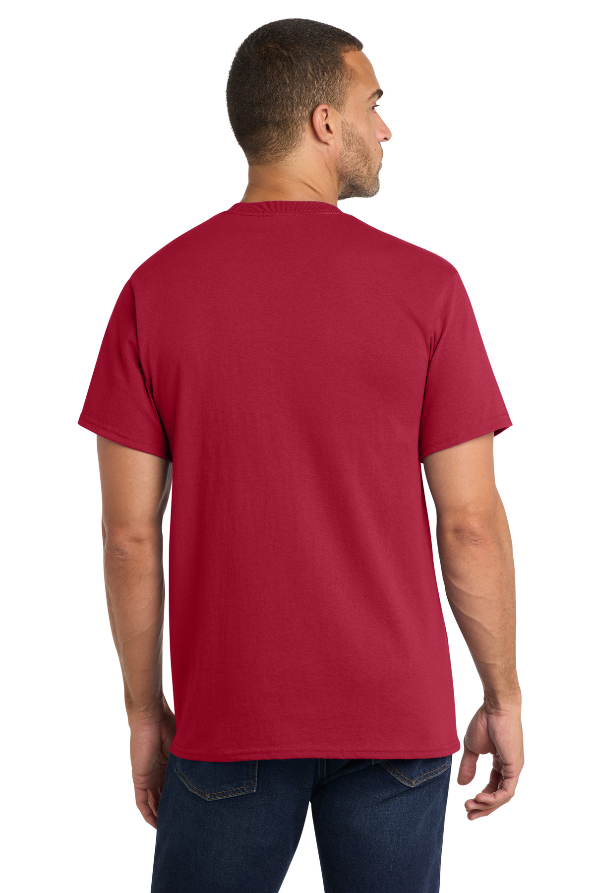 Port & Co Core Cotton Pocket Tee. PC54P