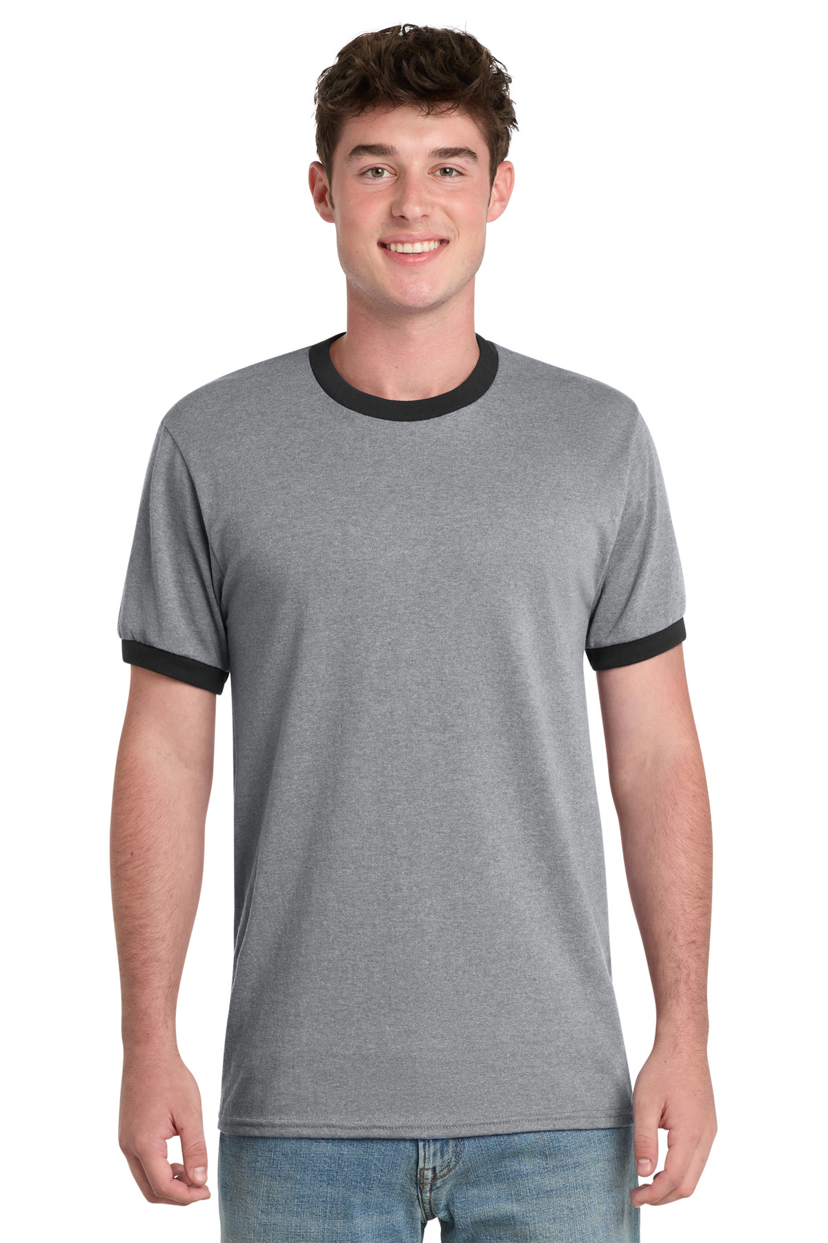 Port & Co Ôäó  Core Cotton Ringer Tee.  PC54R