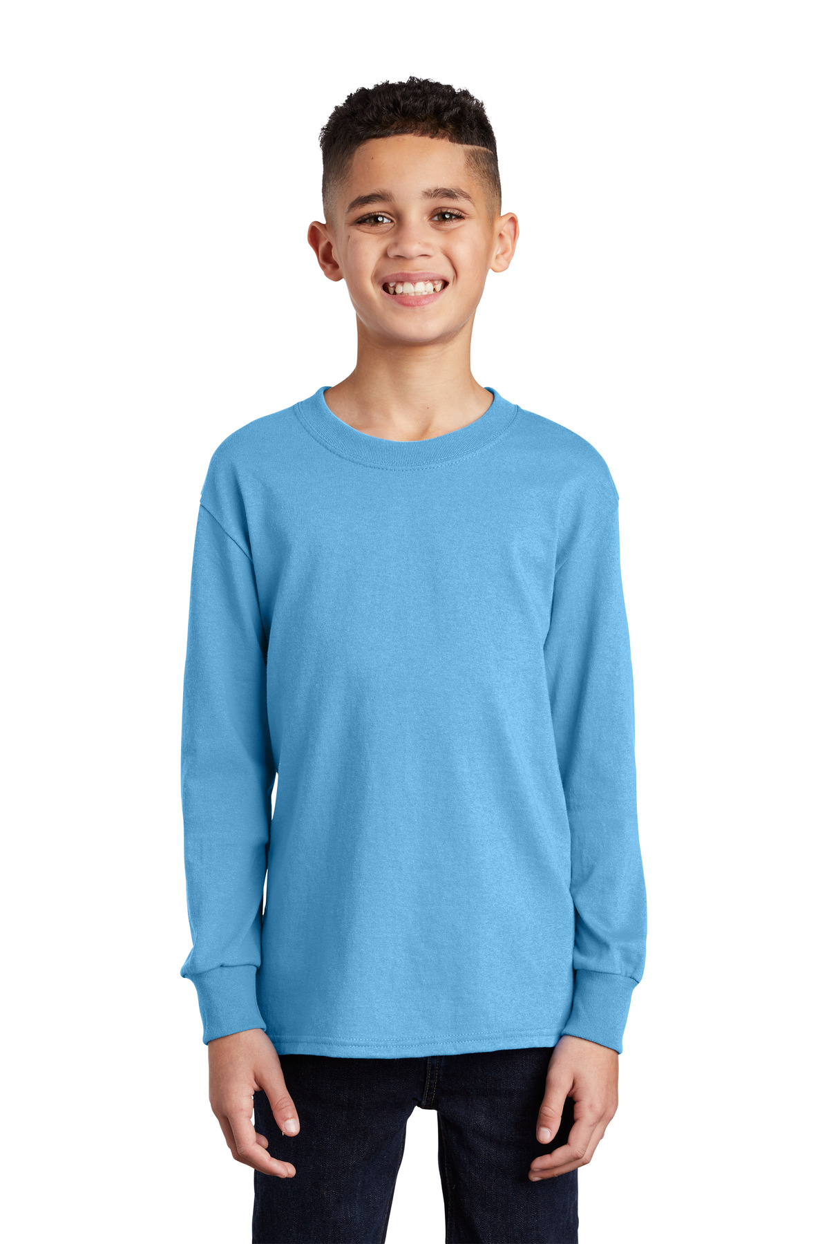 Port & Company Youth Long Sleeve Core Cotton T-Shirt - PC54YLS