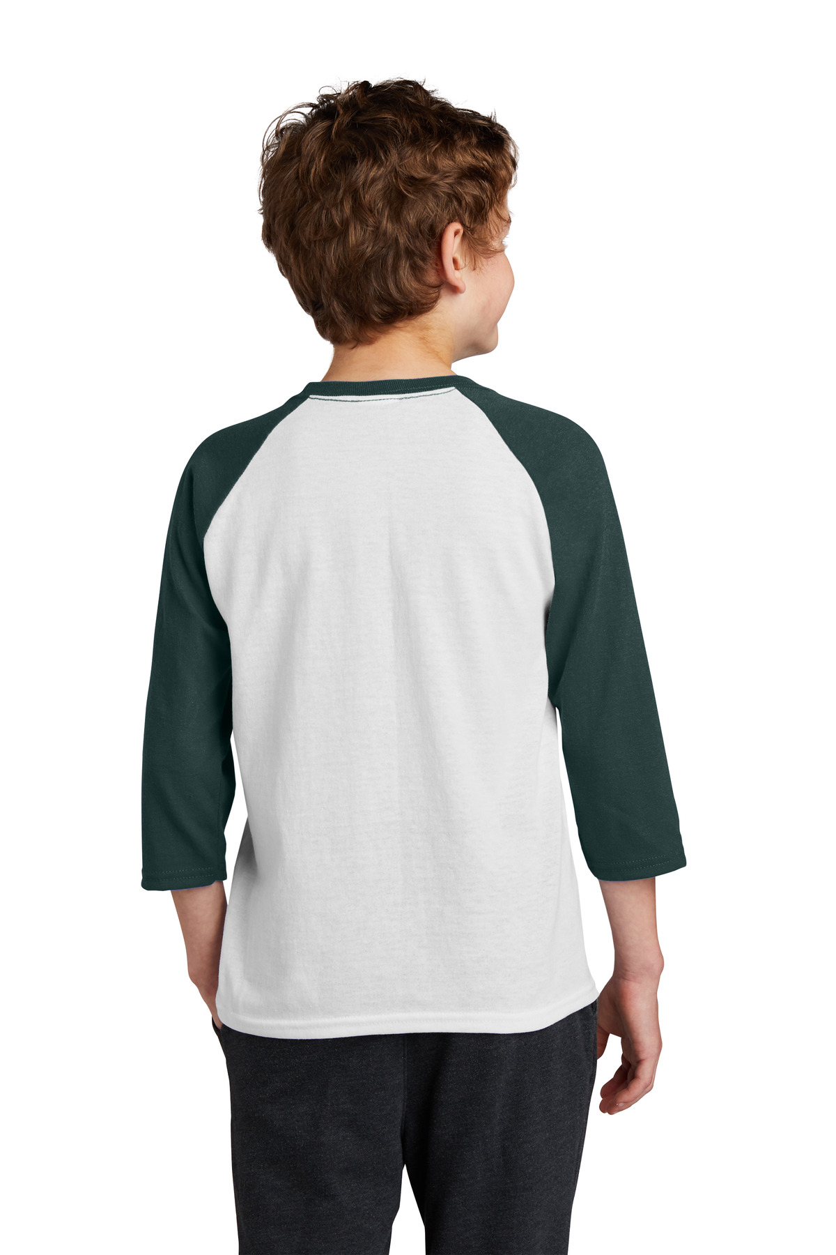 White/ Dark Green