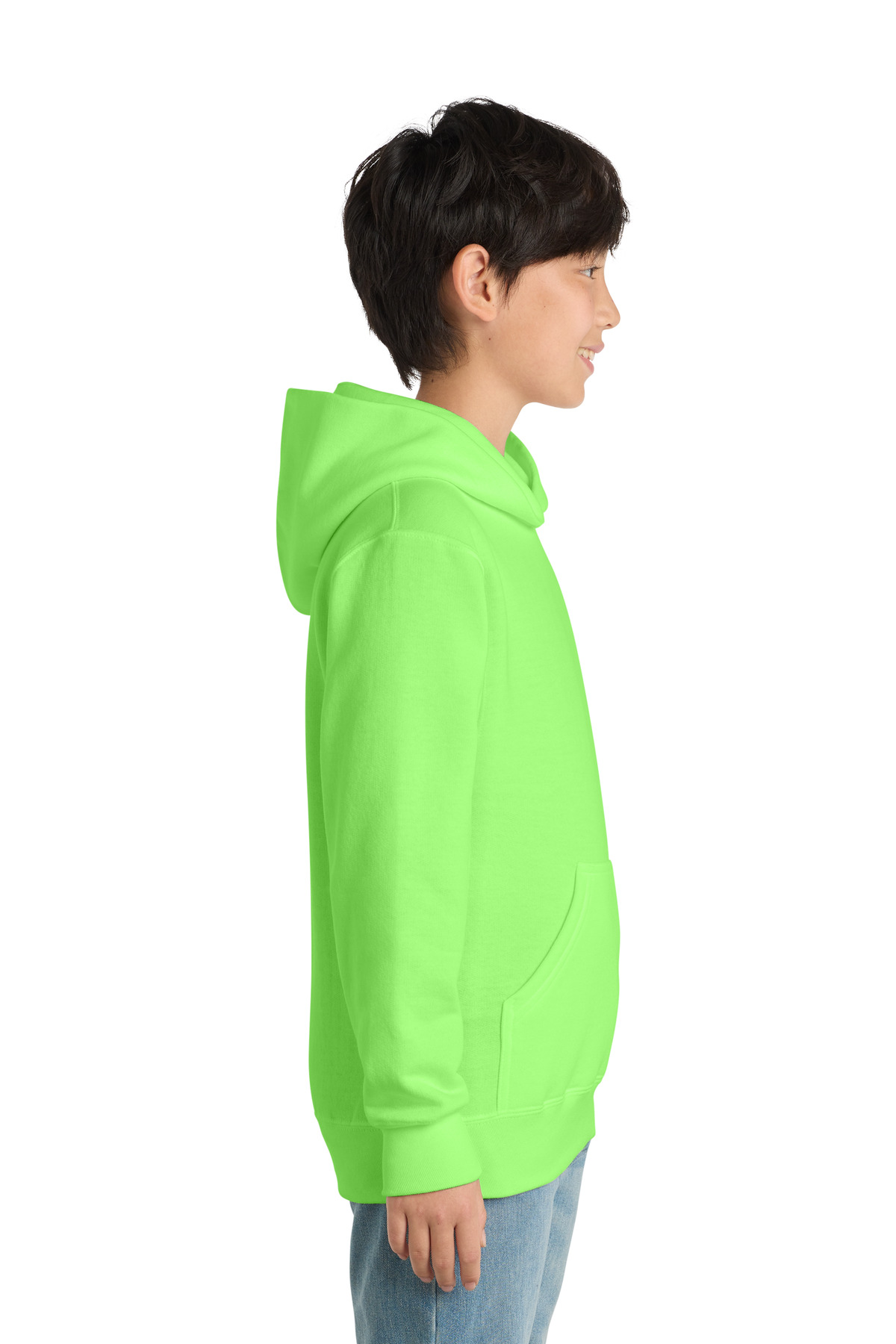 Port & Co Youth Core Fleece Pullover Hooded Sweatshirt. PC90YH