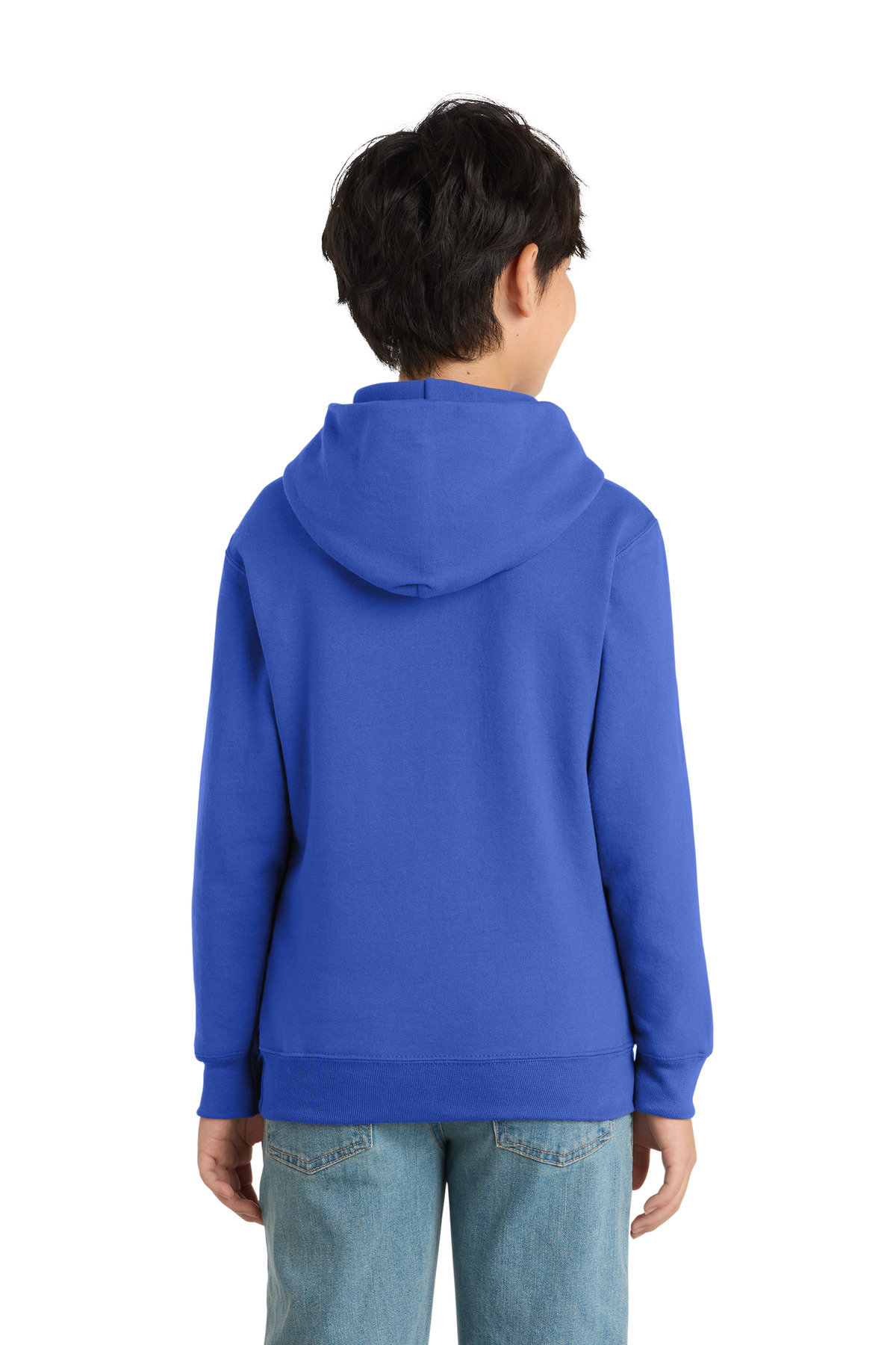 Port & Co Youth Core Fleece Pullover Hooded Sweatshirt. PC90YH