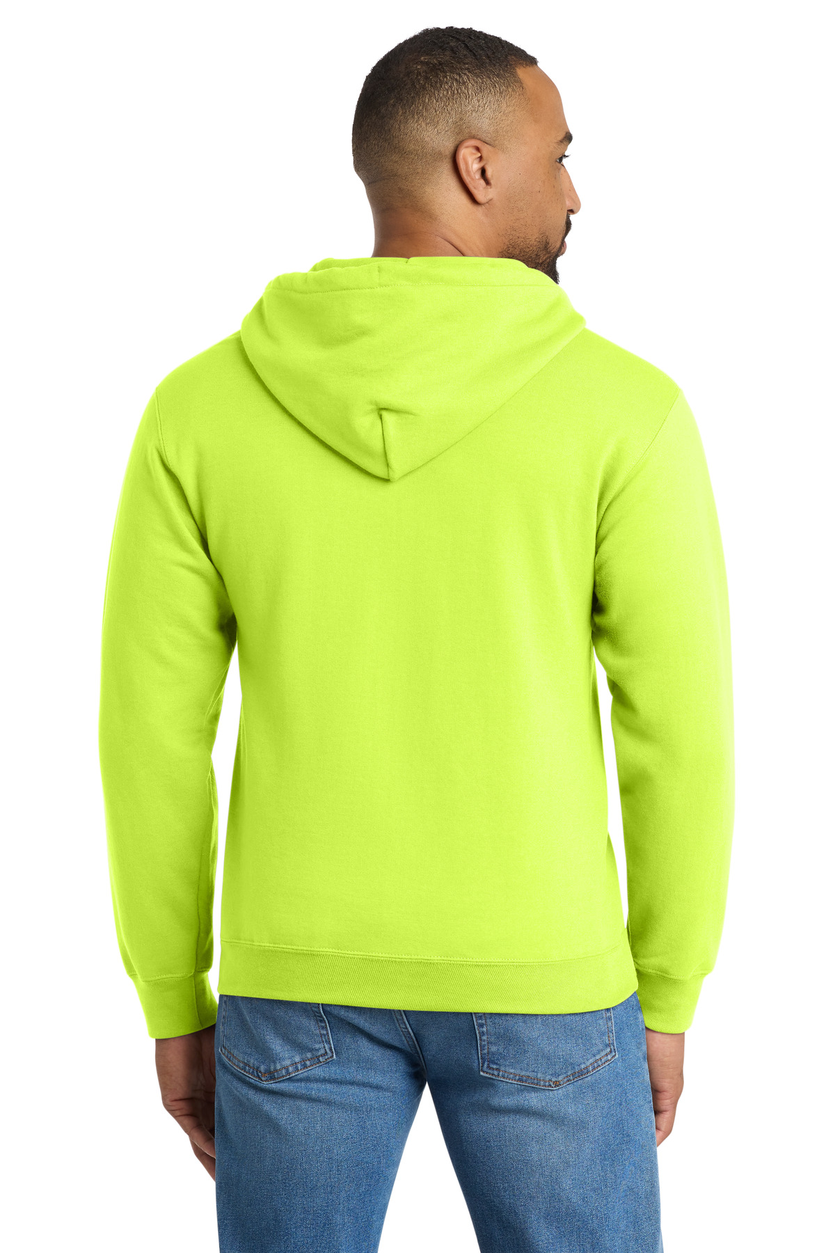 Port & Co Essential Fleece Full-Zip Hooded Sweatshirt. PC90ZH
