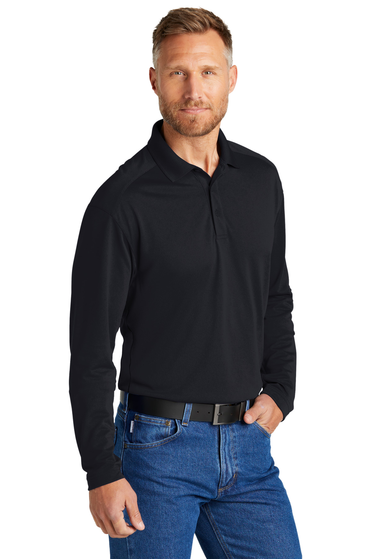 CornerStone Select Lightweight Snag-Proof Long Sleeve Polo CS418LS