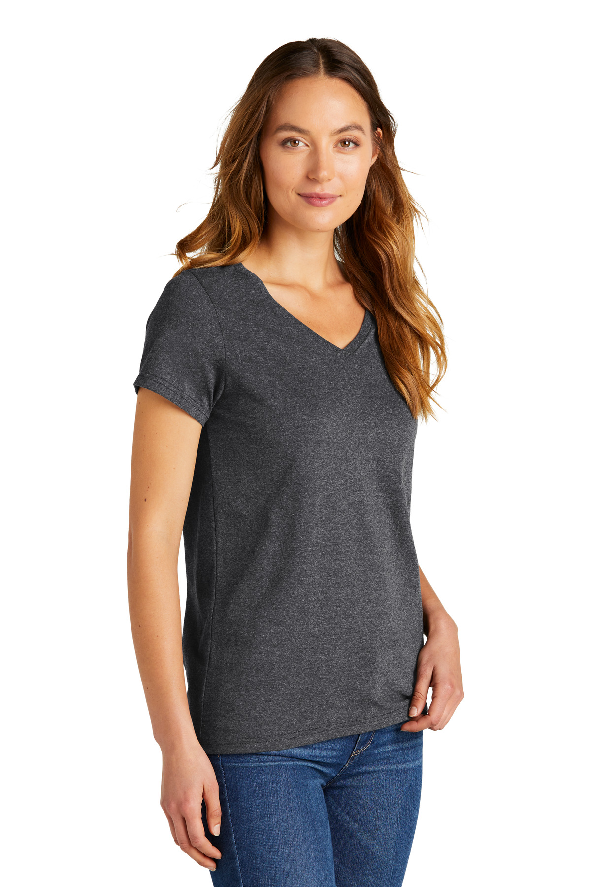 District Women's The Concert Tee V-Neck DT5002