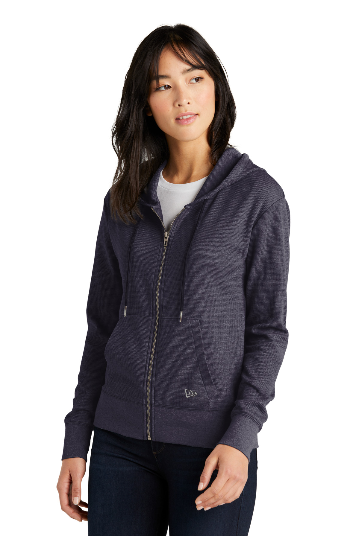 New Era Women's Thermal Full-Zip Hoodie LNEA141