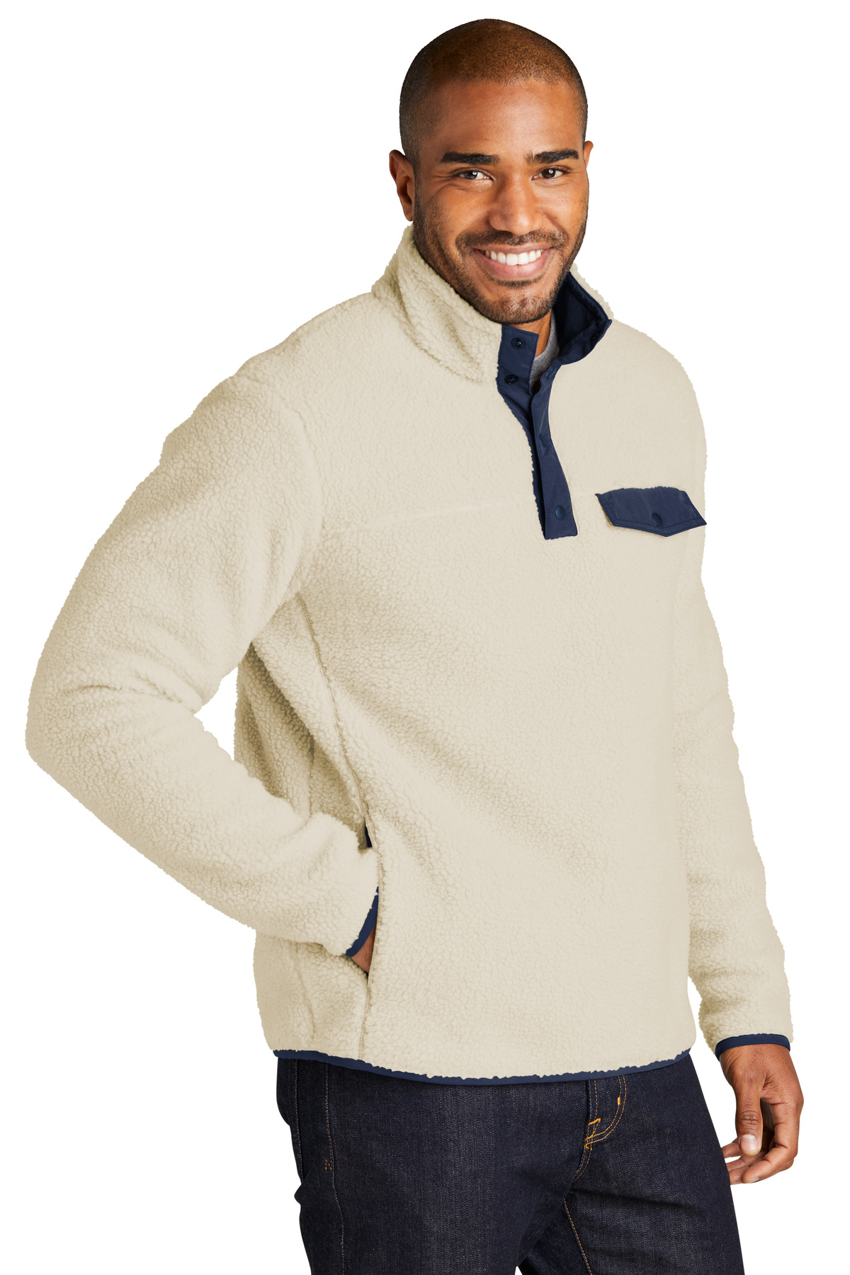 Port Authority Camp Fleece Snap Pullover F140