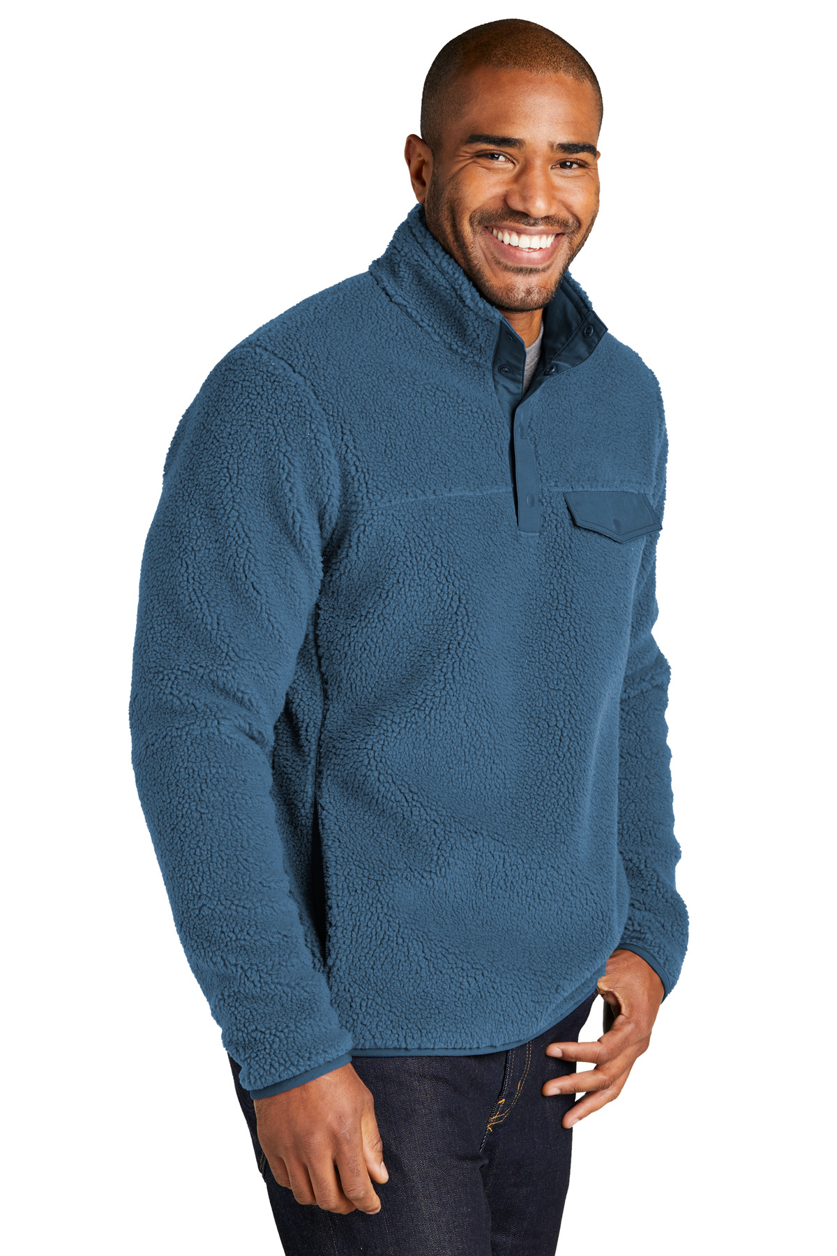 Port Authority Camp Fleece Snap Pullover F140