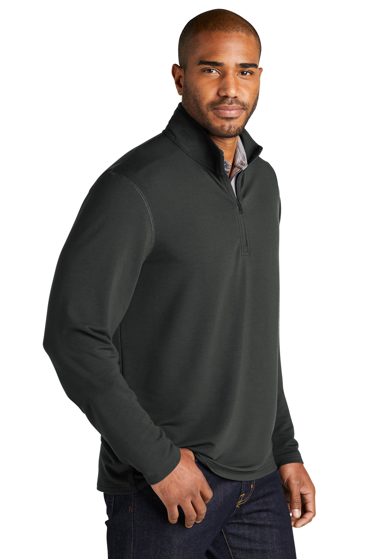 Port Authority Microterry 1/4-Zip Pullover K825